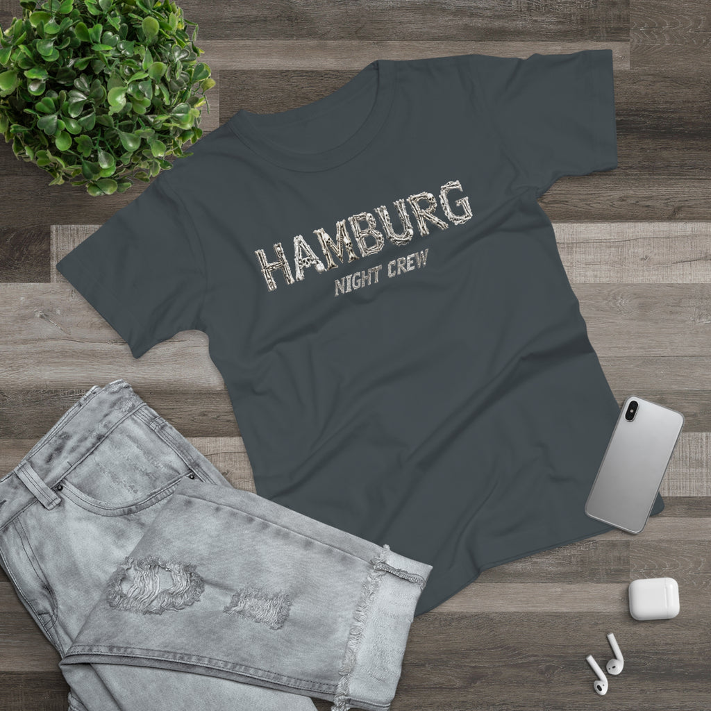 Hamburg "Night Crew" - Front-/Backprint, Womens' T-Shirt: **Grimwater-Edition**