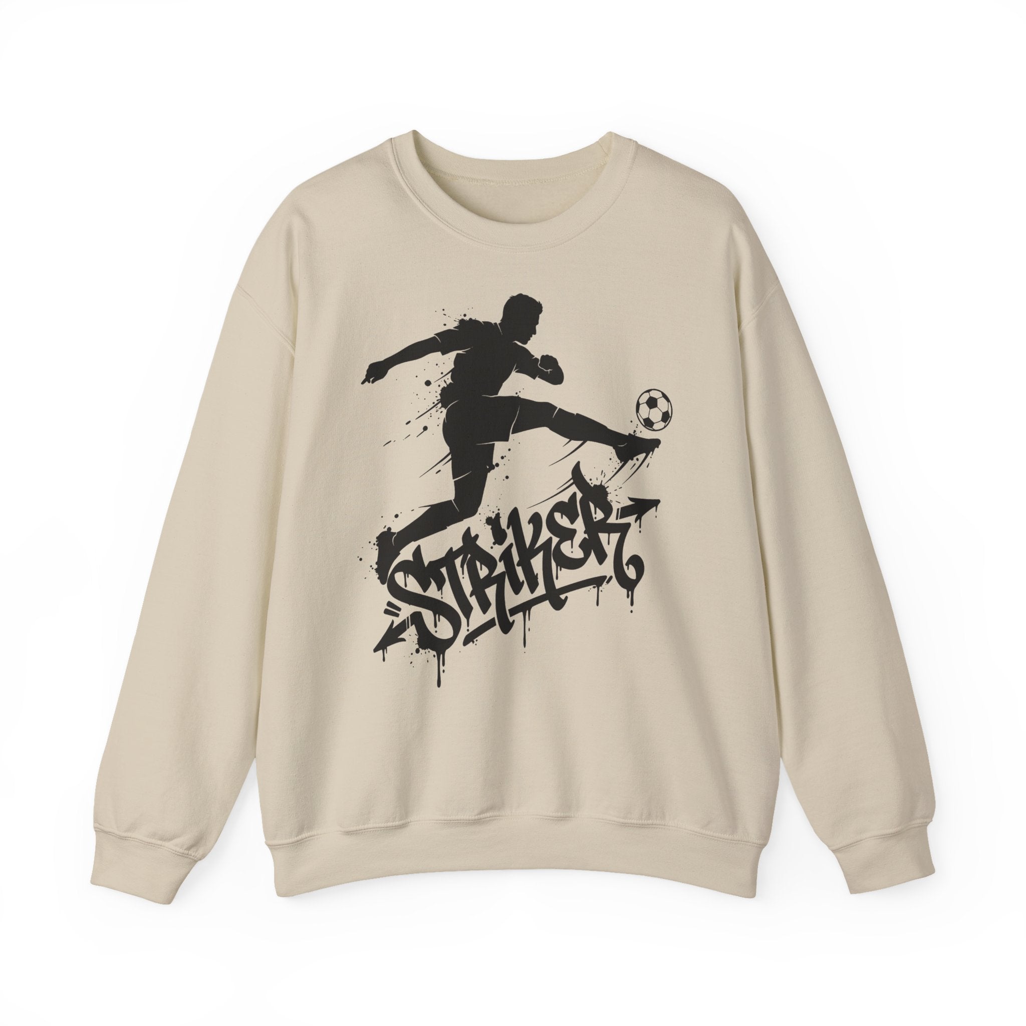 Soccer Striker 03: Frontprint, Unisex Sweatshirt