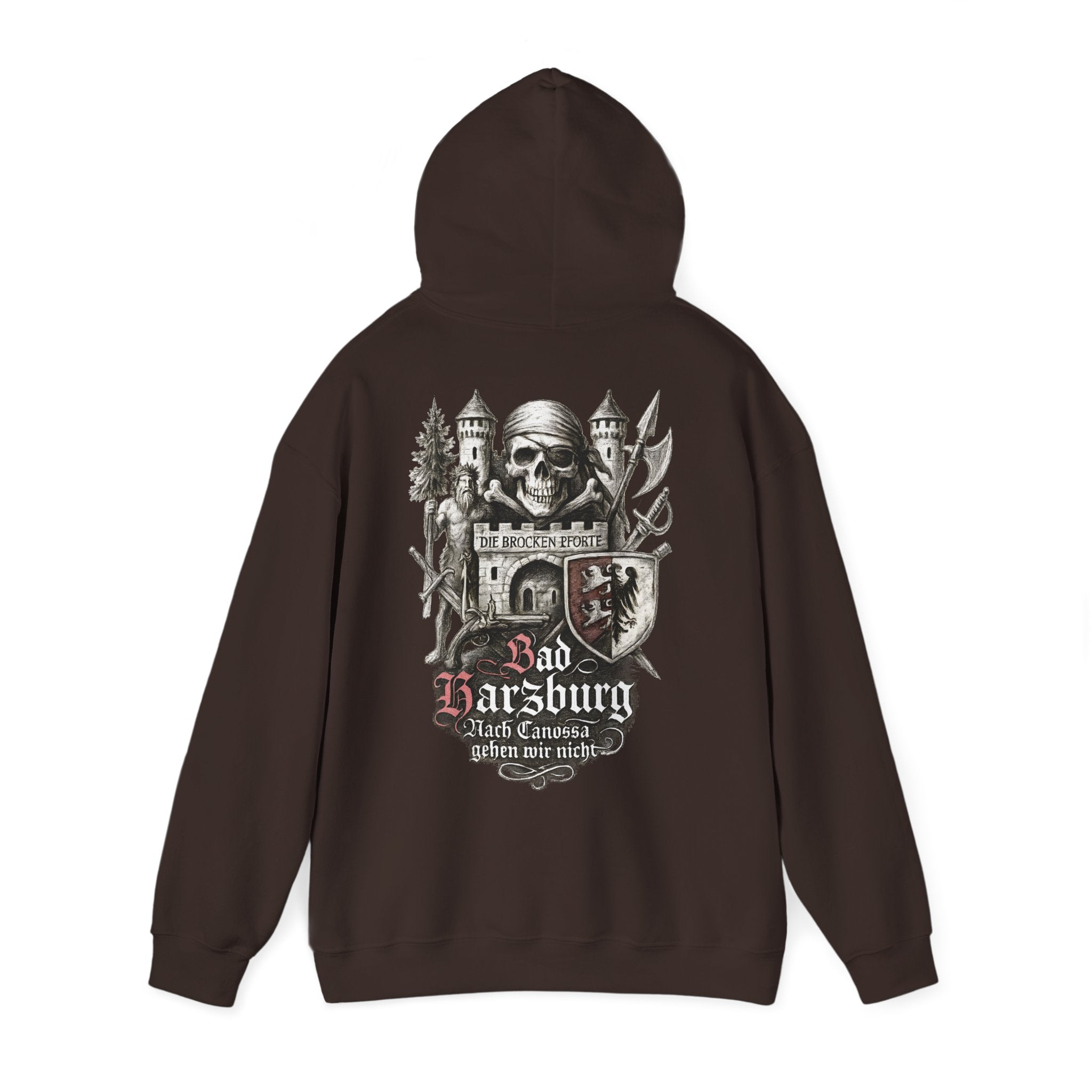 Bad Harzburg: Front-/Backprint Unisex Hoodie **Grimwater-Edition**
