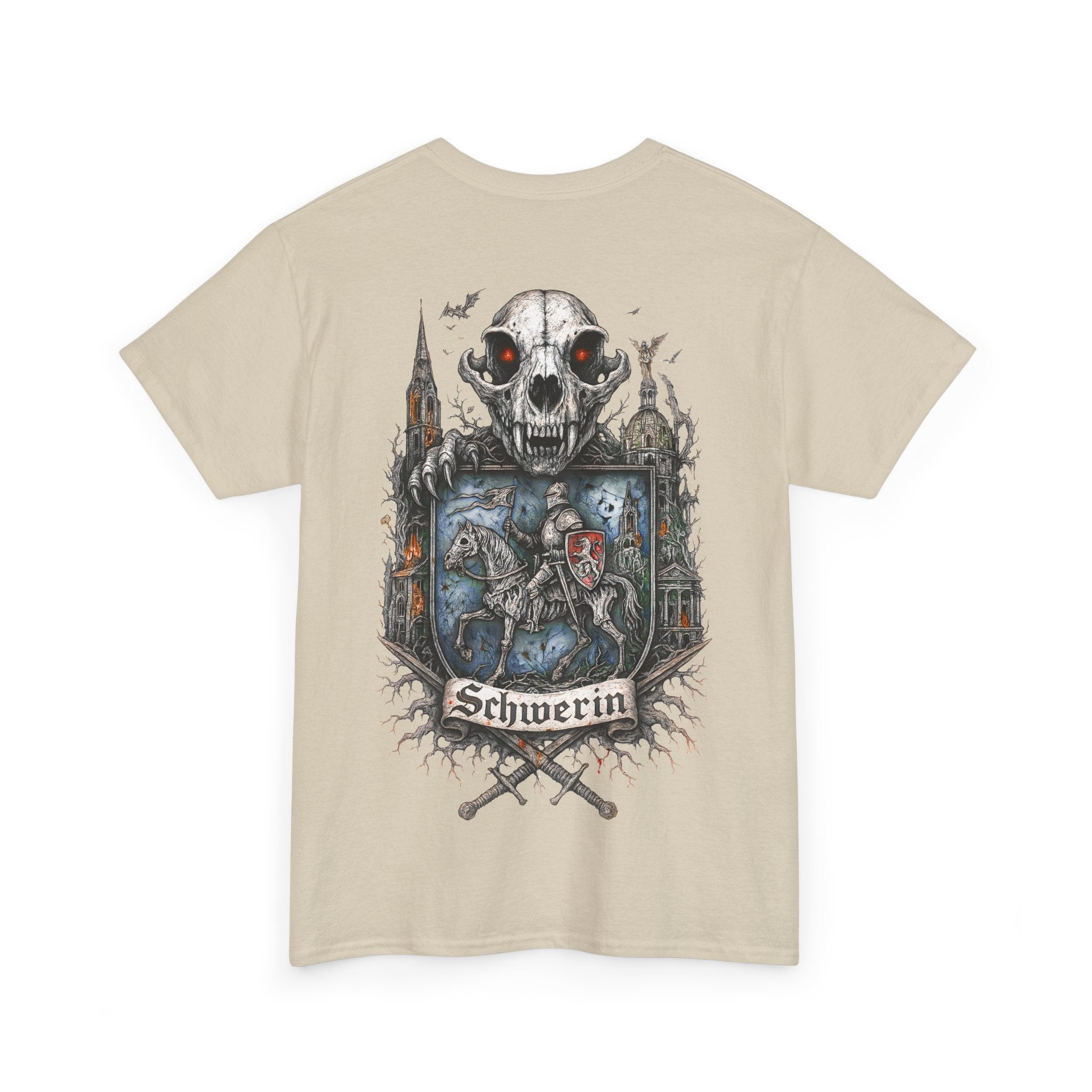Schwerin: Front-/Backprint, Unisex T-Shirt **Grimwater-Edition**