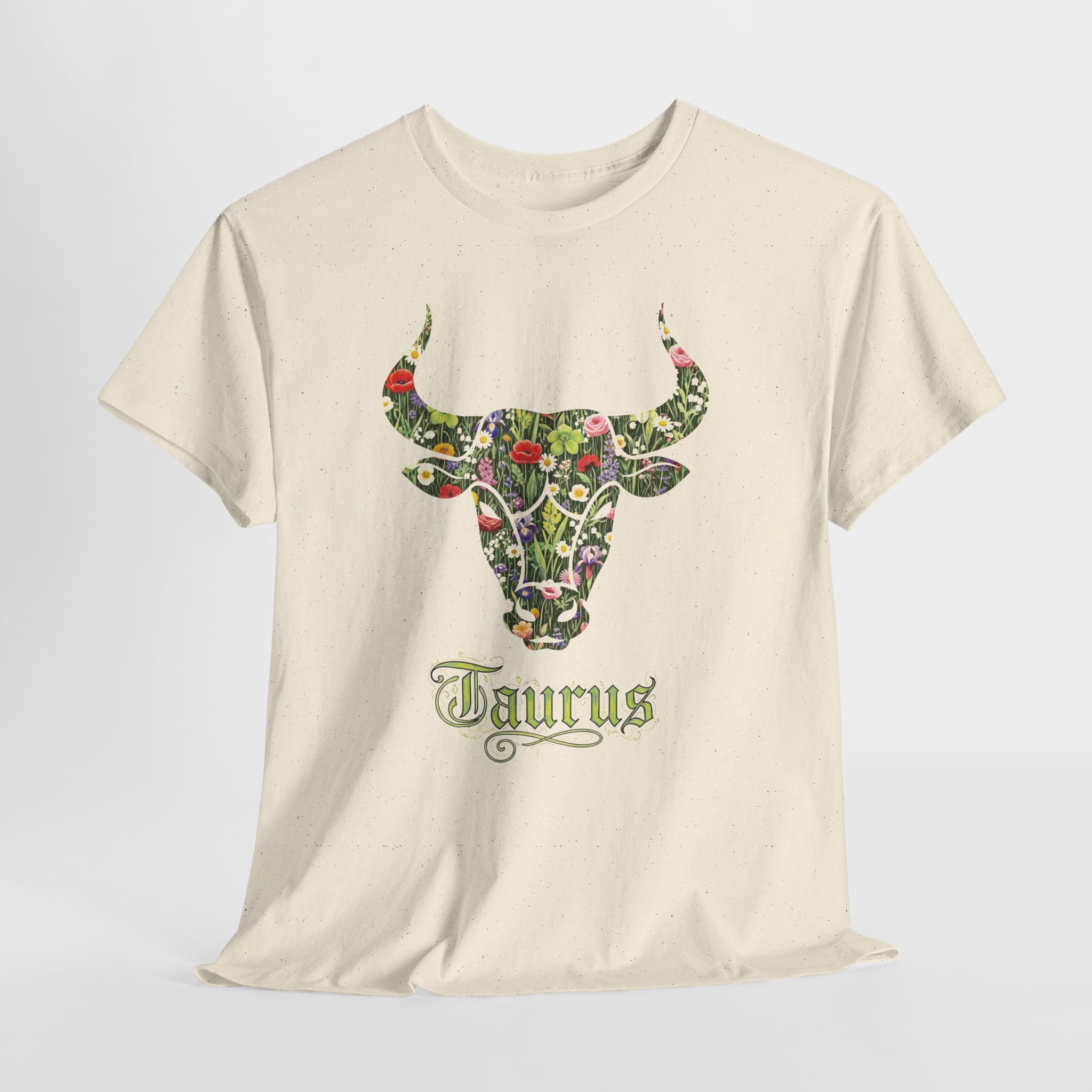 Taurus Floral Zodiac Shirt, Taurus Gift, Astrology Apparel, Horoscope Tee, Birthday Gift