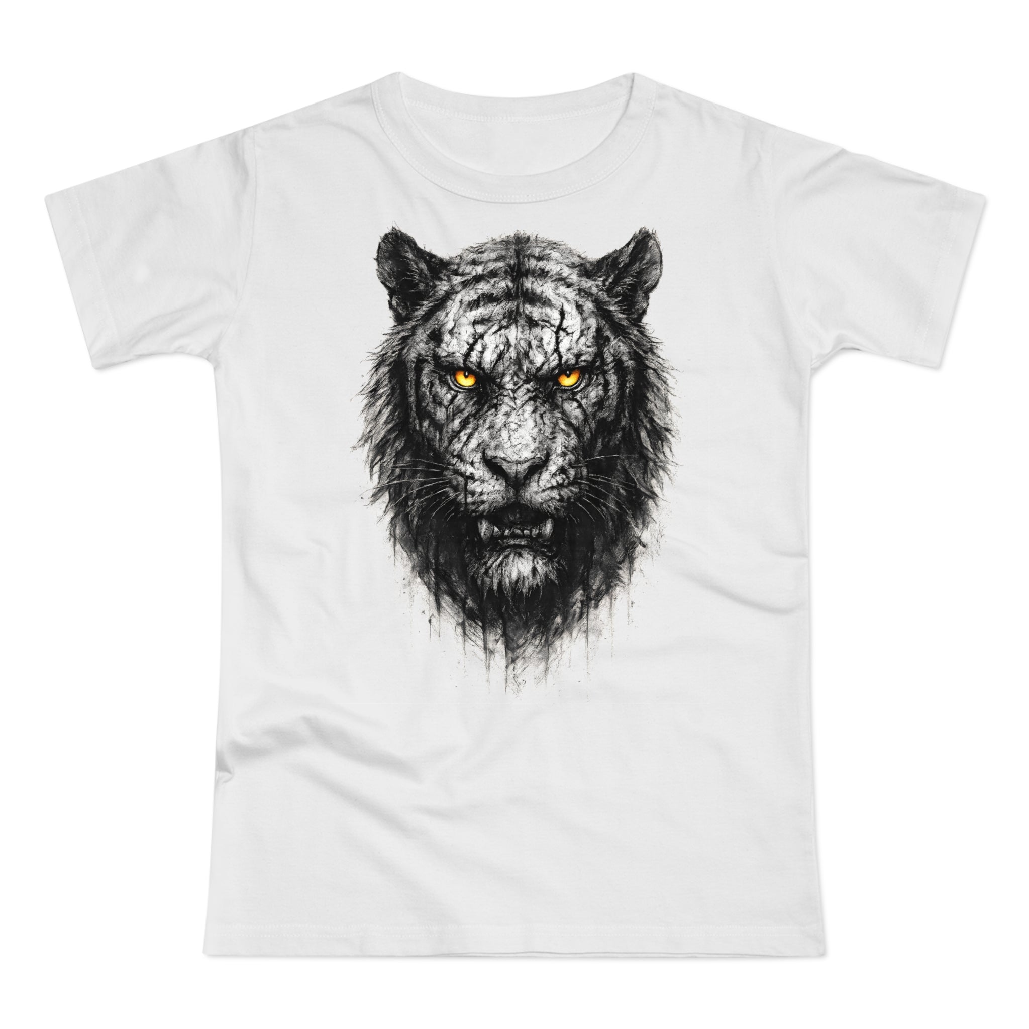 Tiger: Frontprint, Women's T-Shirt - Animal-Collection