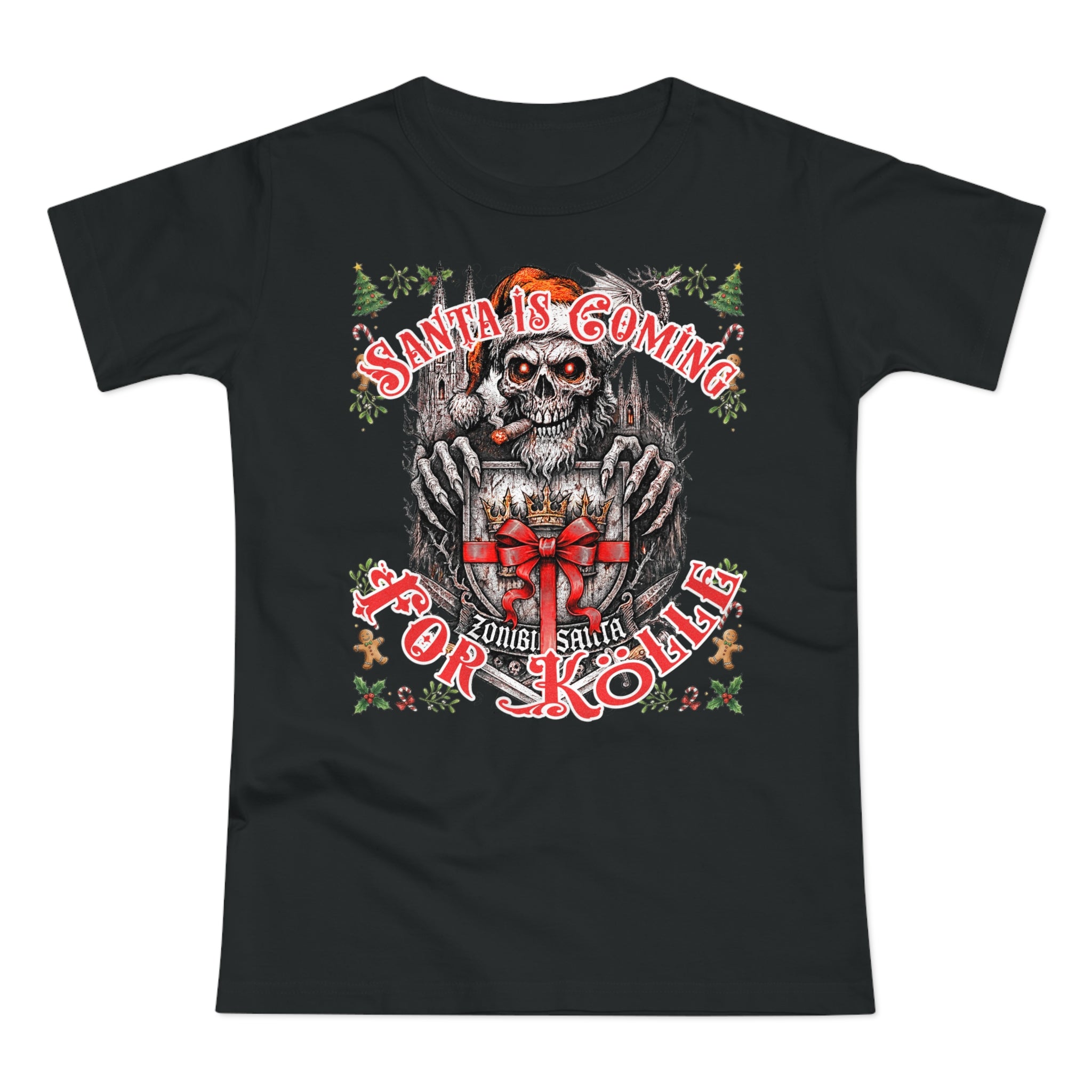 Santa Is Coming 4 Kölle: Frontprint, Womens' T-Shirt