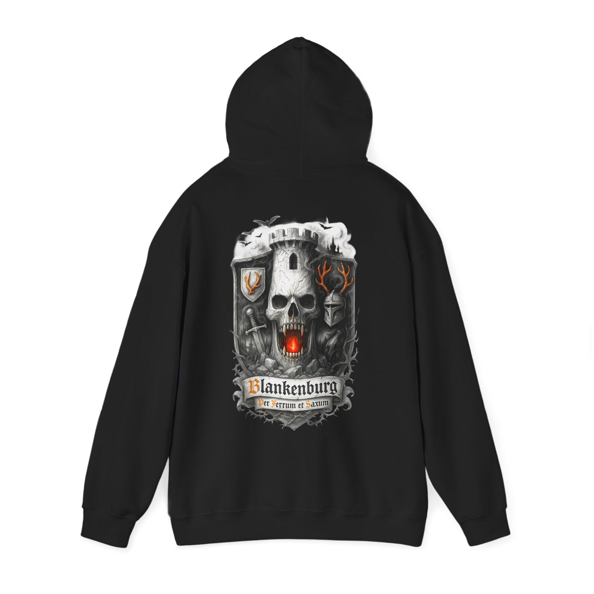 Blankenburg: Front-/Backprint Unisex Hoodie **Grimwater-Edition**