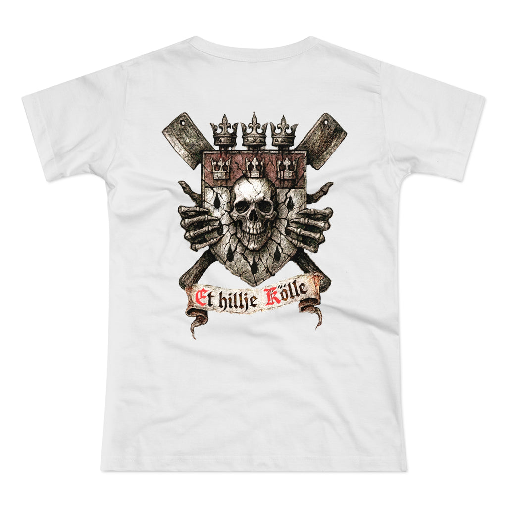 Köln - Hätz un Bloot: Front-/Backprint, Women's T-shirt **Grimwater-Design**