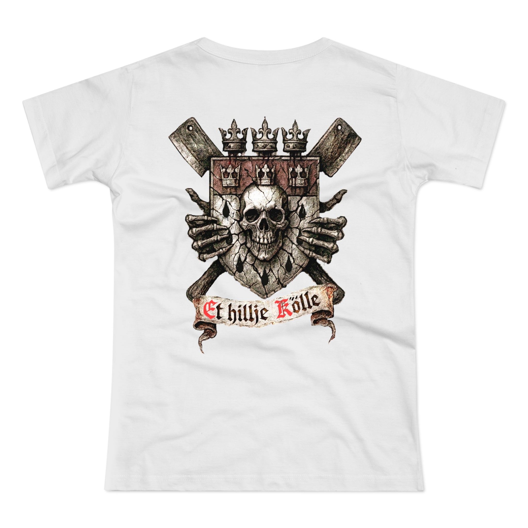 Köln - Hätz un Bloot: Front-/Backprint, Women's T-shirt **Grimwater-Design**