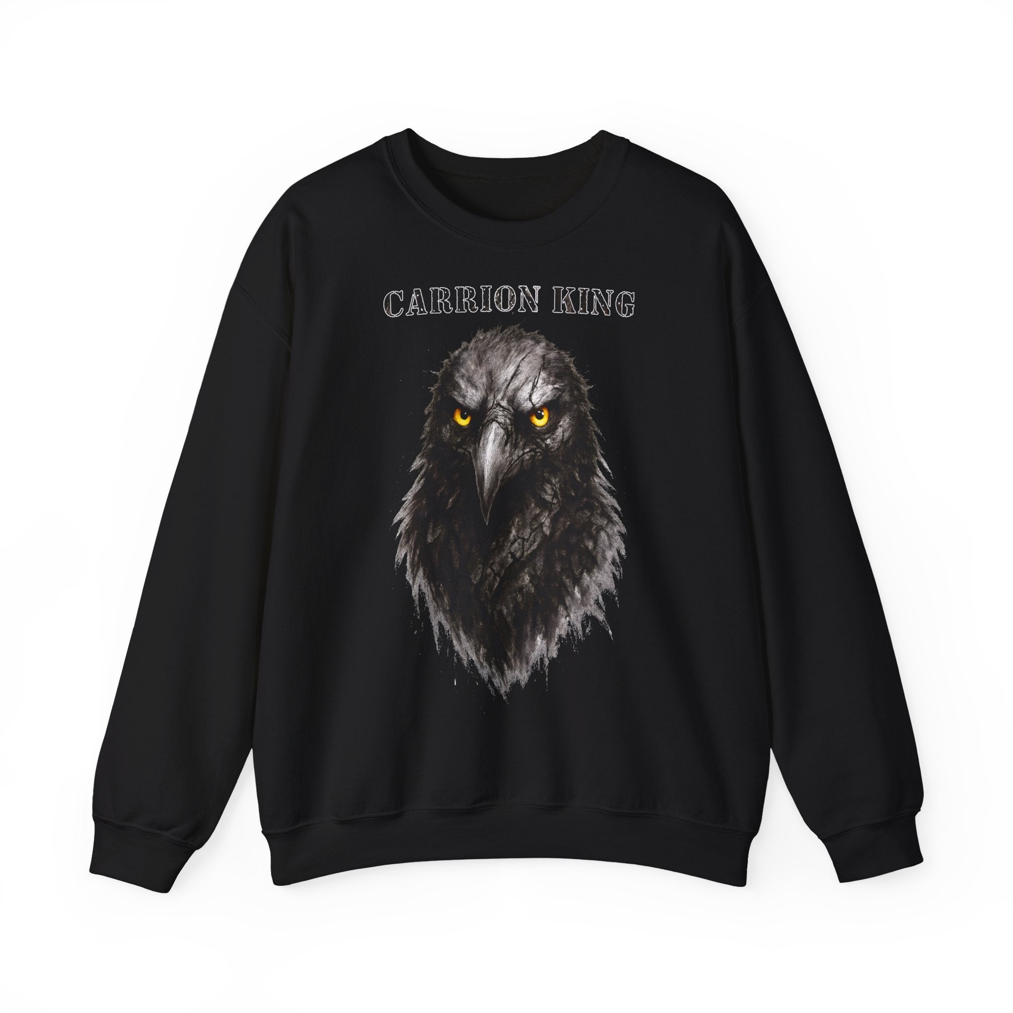 Rabe - Carrion King: Animals-Collection, Frontprint, Unisex Sweatshirt