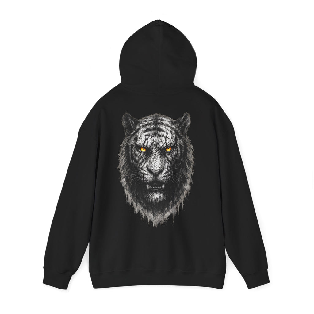 Tiger: Backprint, Unisex  Hoodie, Animal-Collection