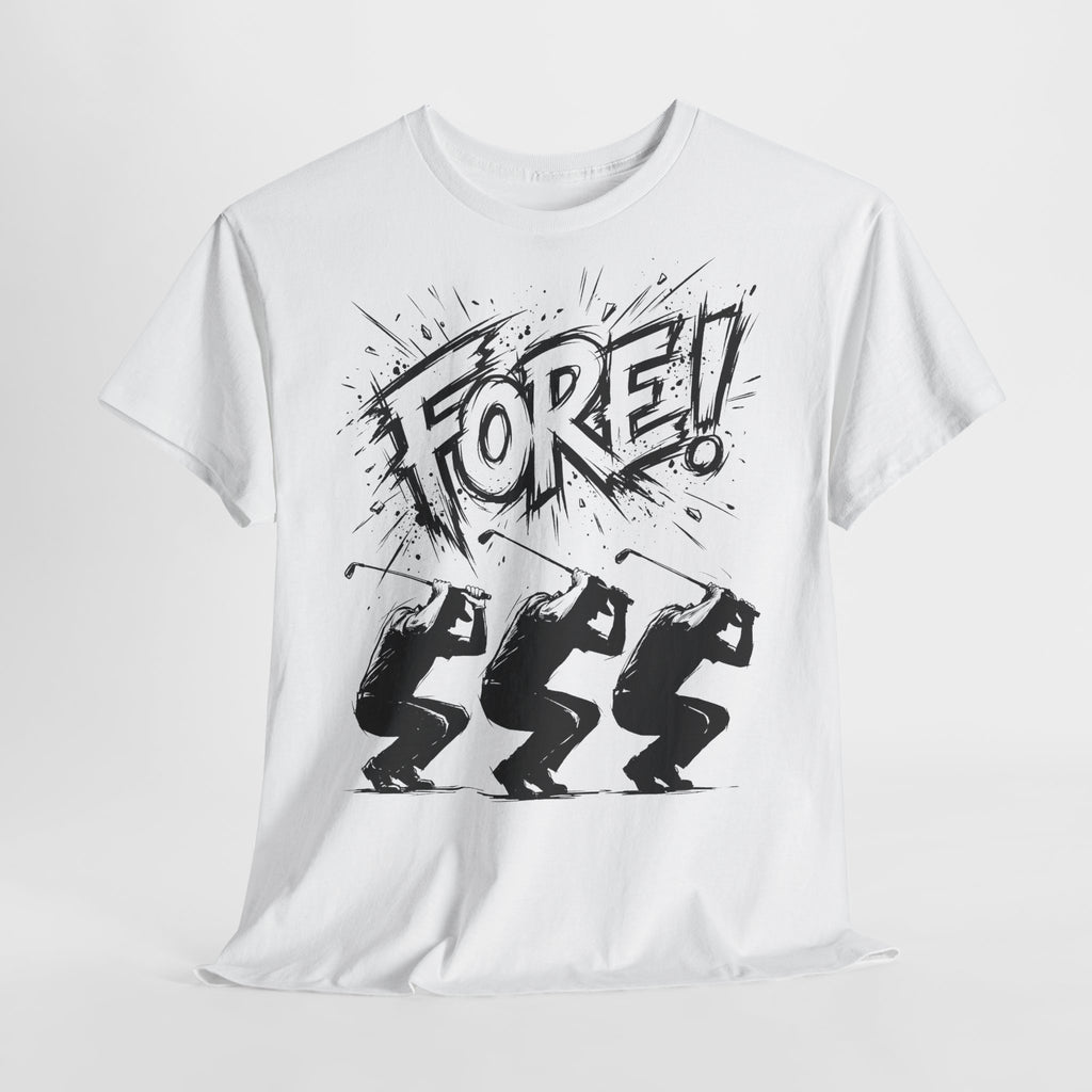 Golf - FORE! : Frontprint, Unisex T-Shirt