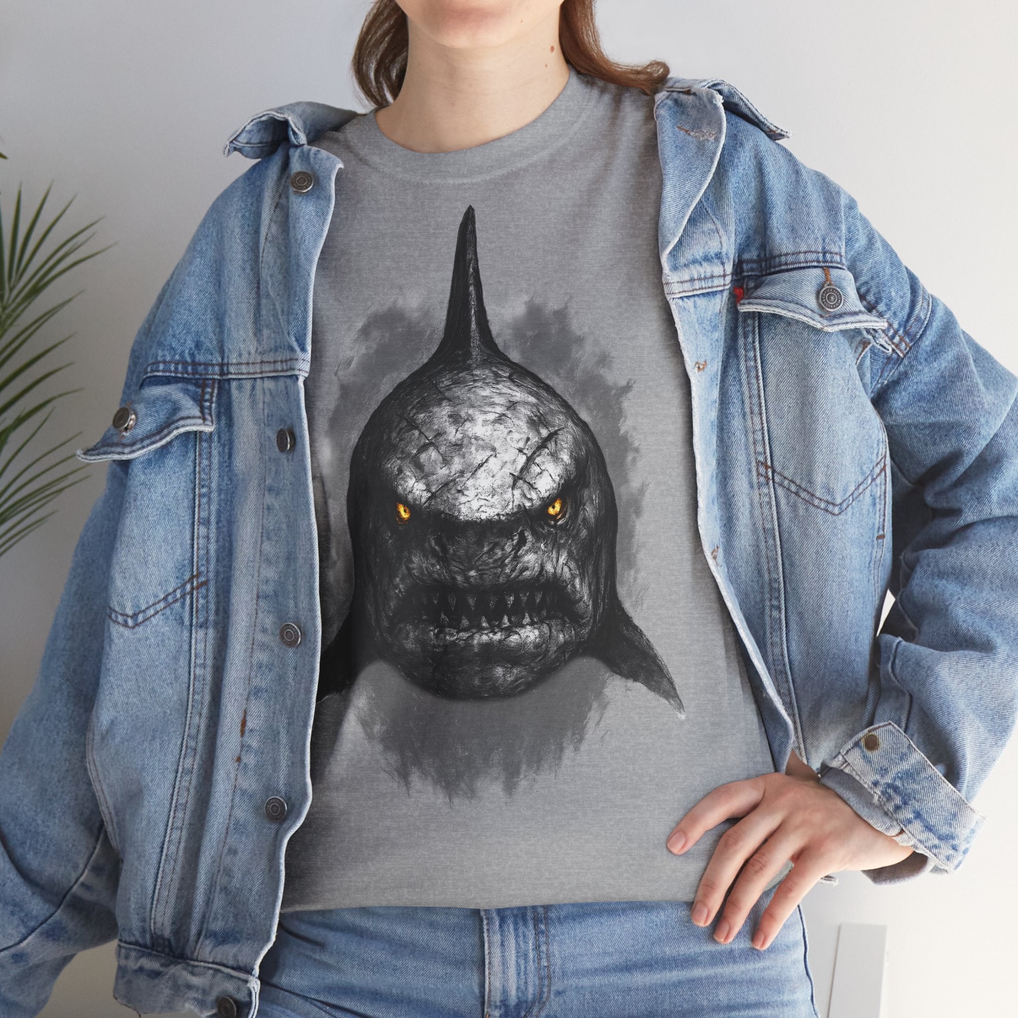 Hai: Frontprint, Unisex T-Shirt - Animal-Collection