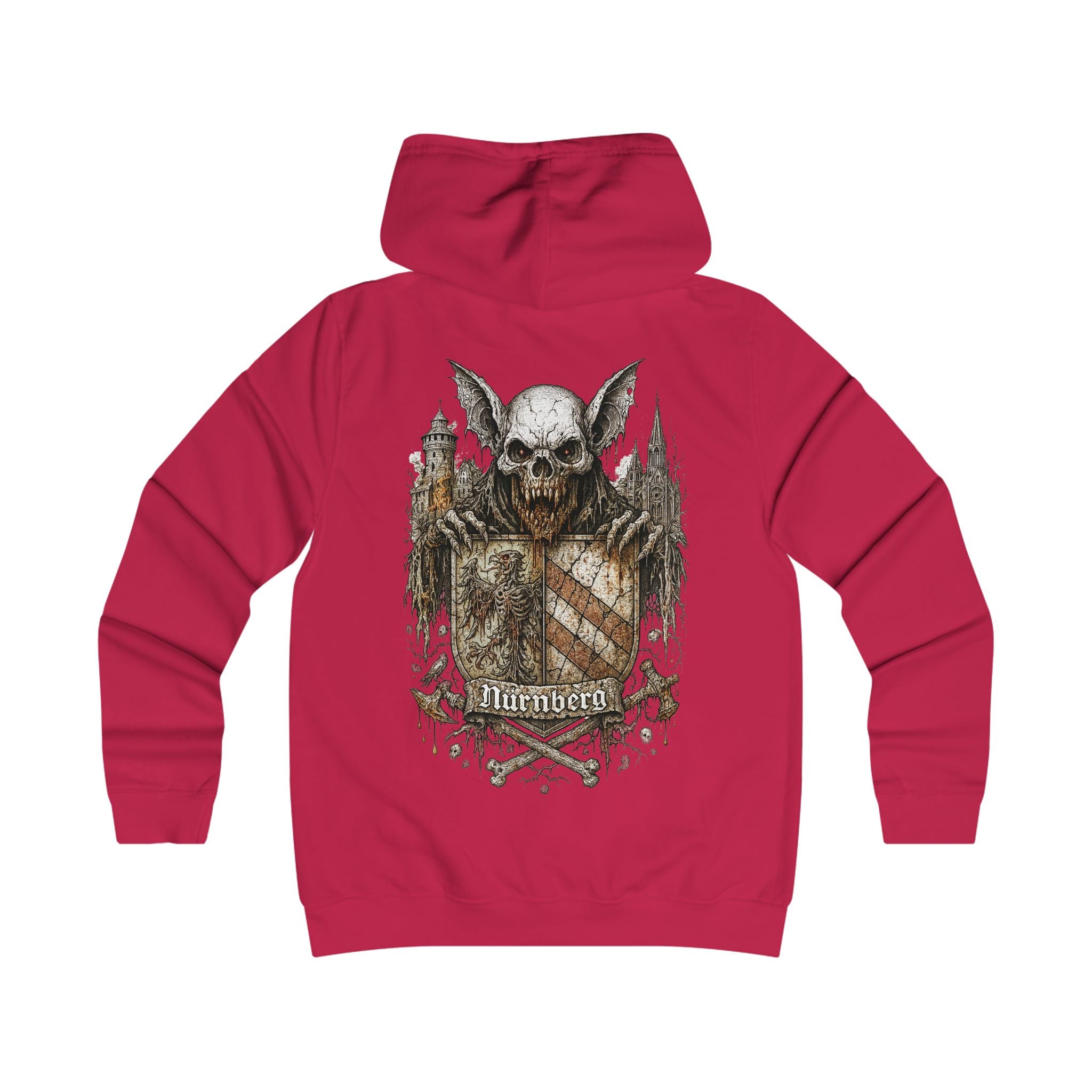 Nürnberg: Front-/Backprint, Womens' Hoodie **Grimwater-Edition**