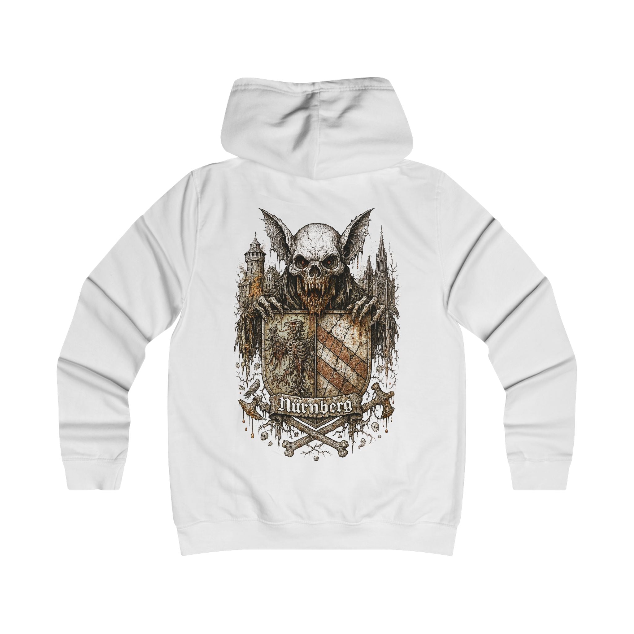 Nürnberg: Front-/Backprint, Womens' Hoodie **Grimwater-Edition**