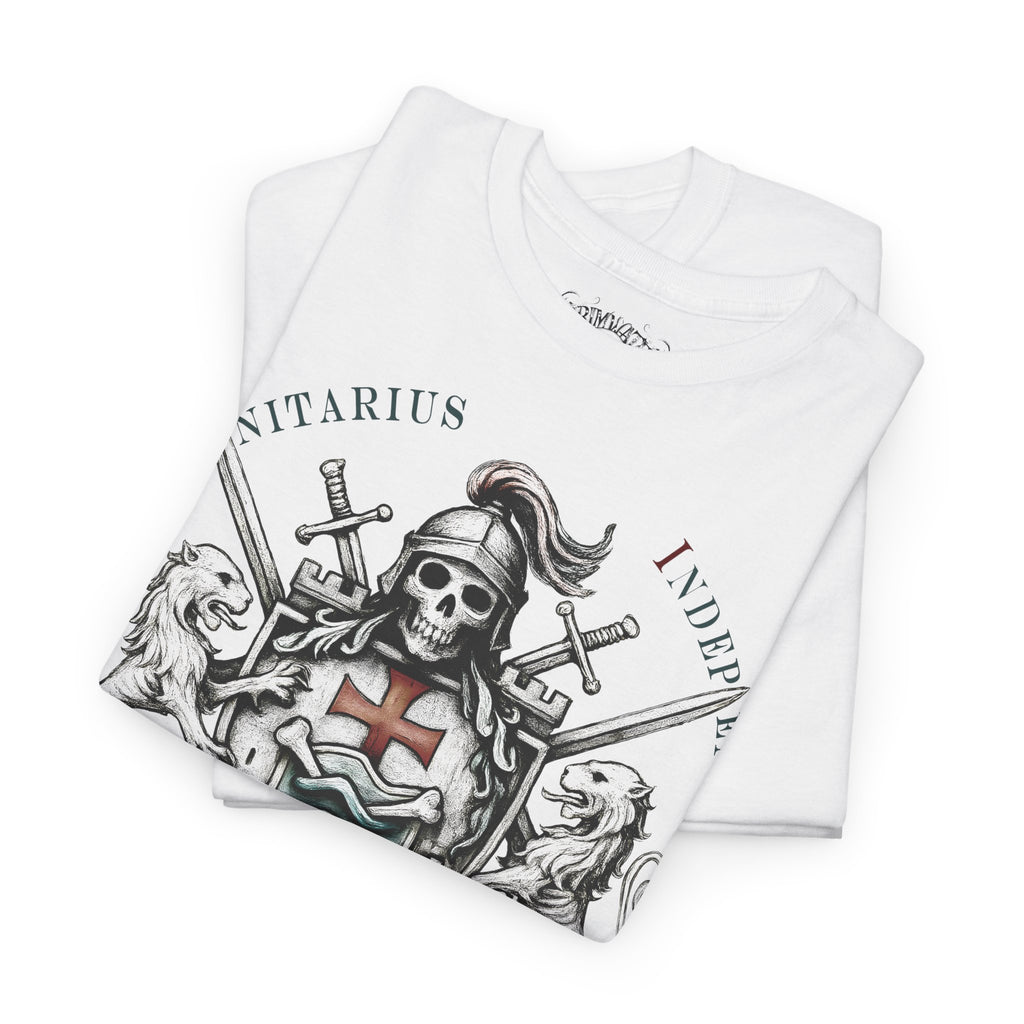 Wassermann: Frontprint, Unisex T-Shirt **Grimwater-Edition** Sternzeichen Astrologie (Aquarius)