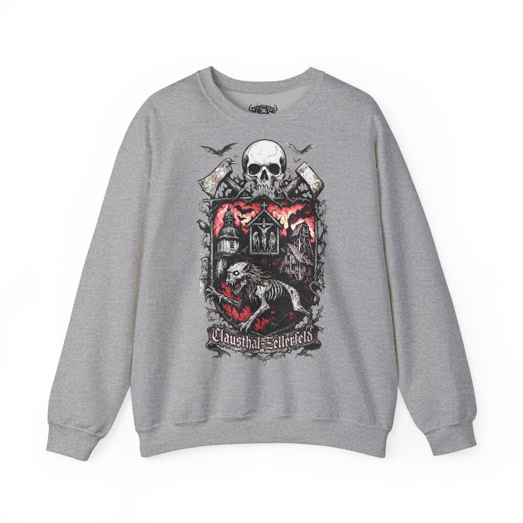 Clausthal-Zellerfeld: Harz-Collection, Frontprint, Unisex Sweatshirt **Grimwater-Edition**