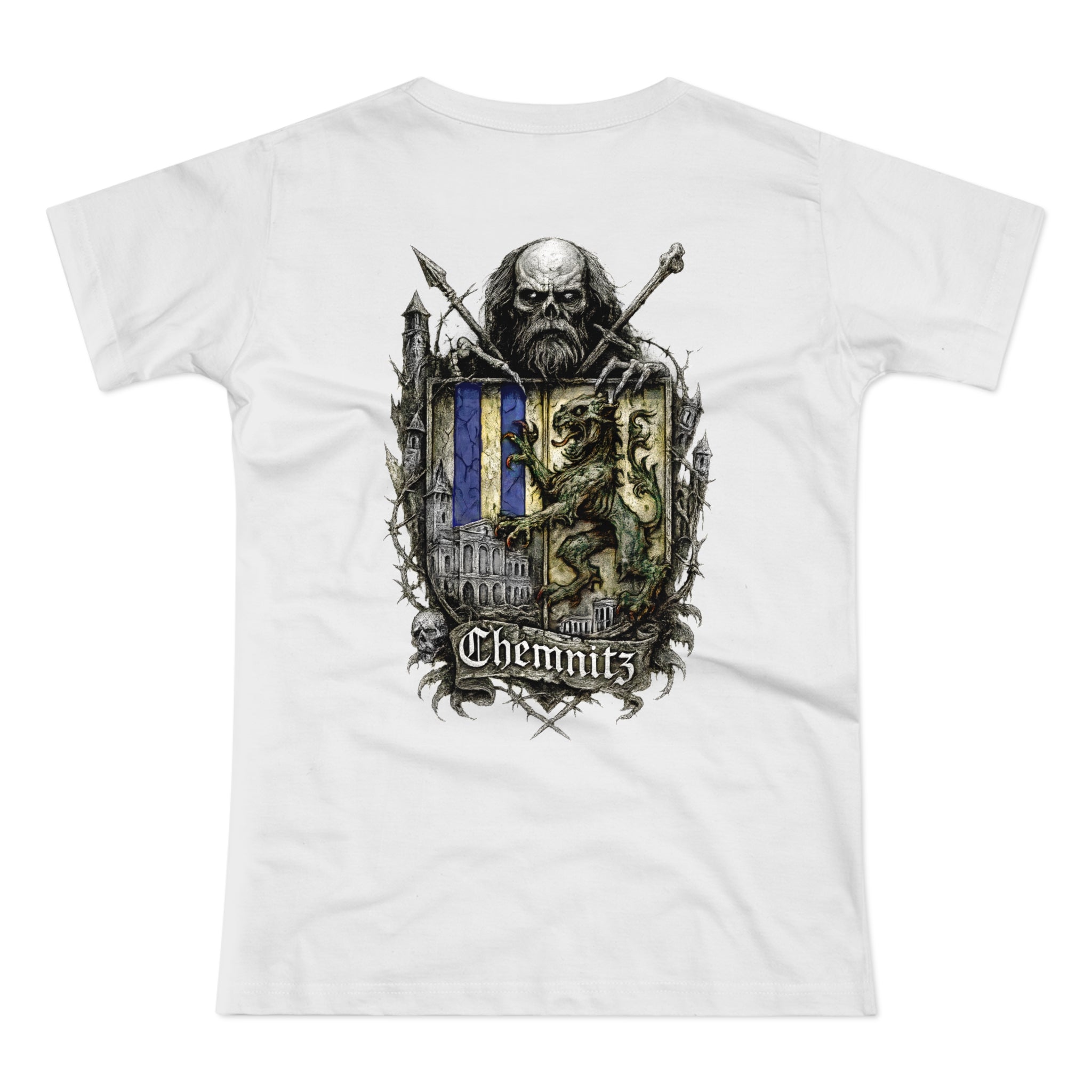Chemnitz: Front-/Backprint, Womens' T-Shirt **Grimwater-Edition**