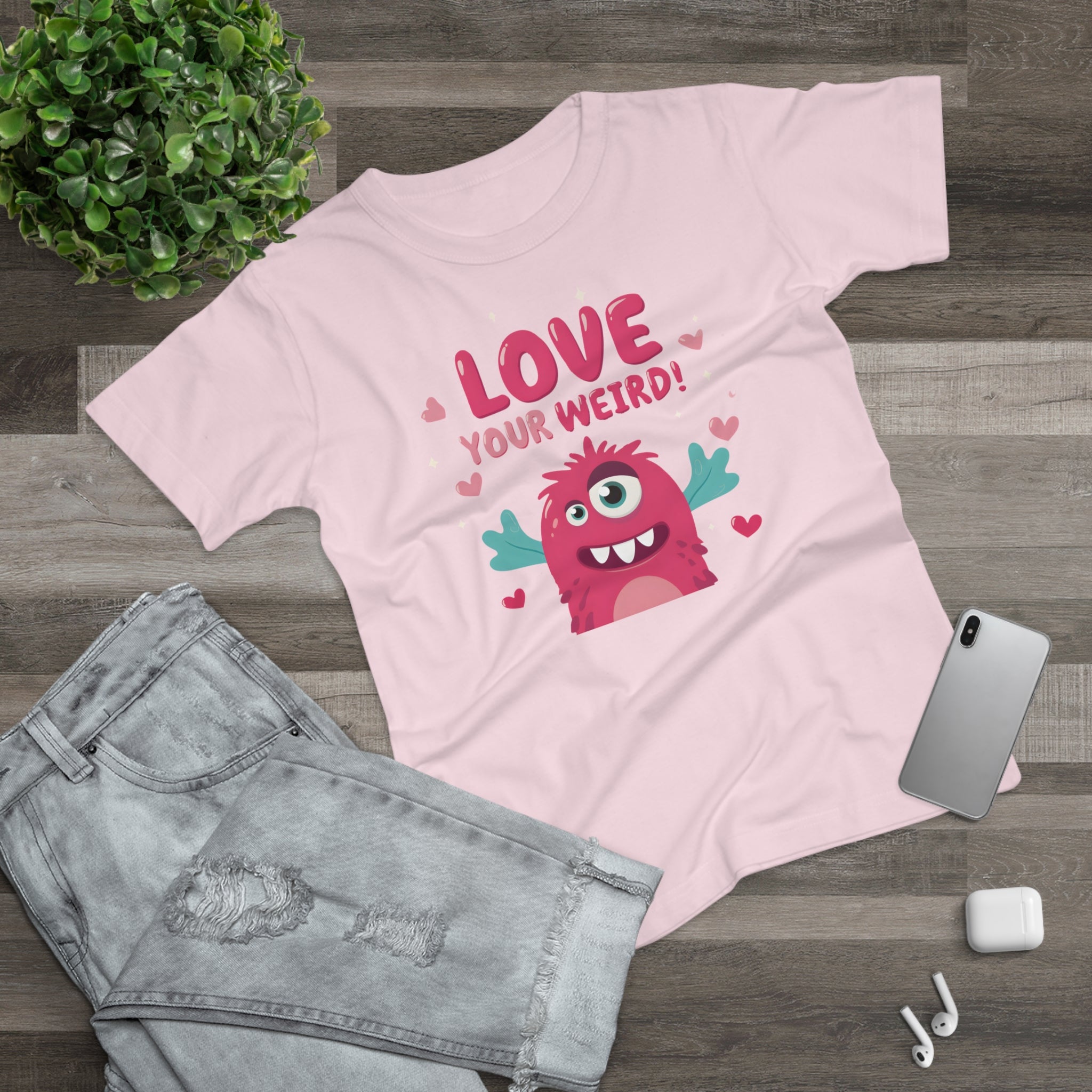 Love Your Weird, Frontprint, Womens' T-Shirt