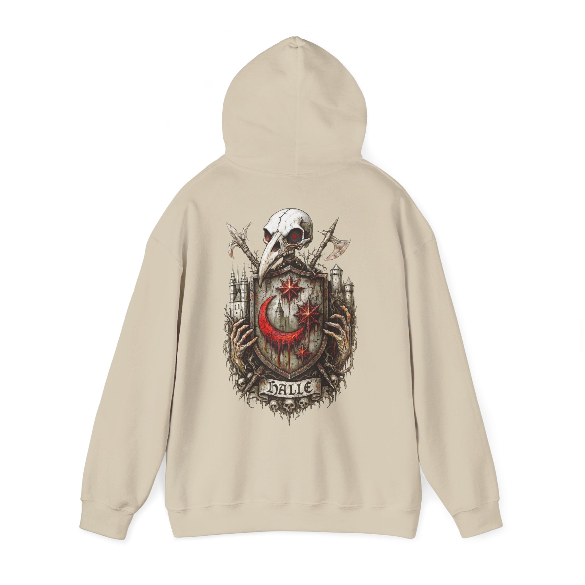 Halle: Front-/Backprint, Unisex Hoodie **Grimwater-Edition**