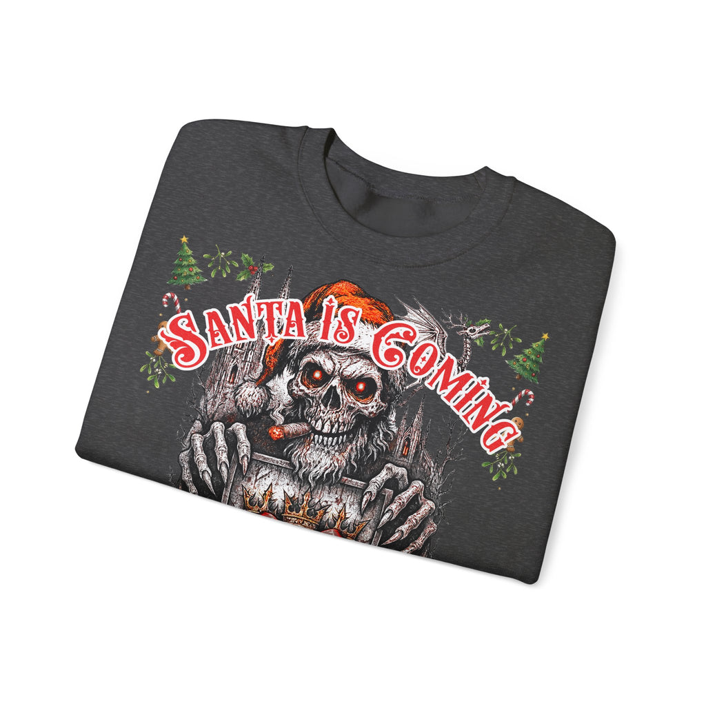 Santa Claus coming 4 Kölle: Frontprint, Unisex Sweatshirt