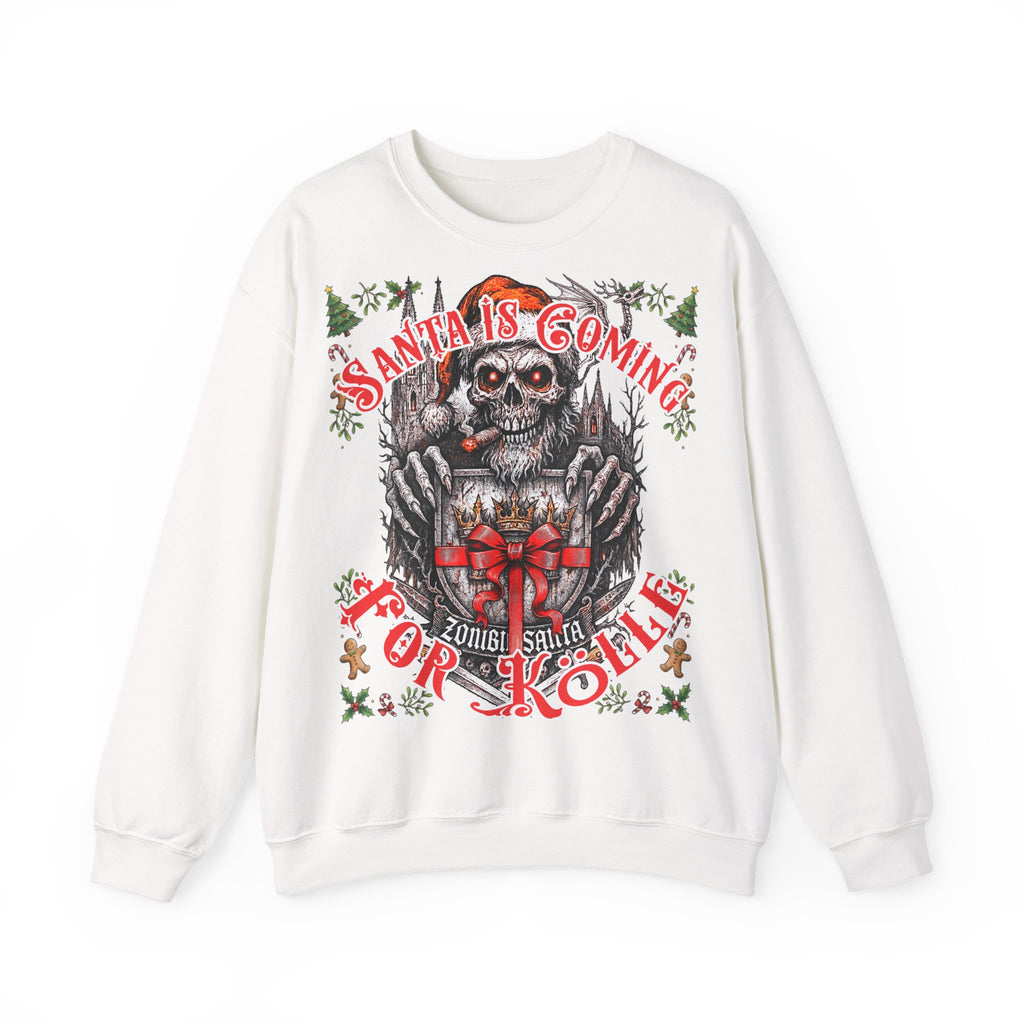 Santa Claus coming 4 Kölle: Frontprint, Unisex Sweatshirt