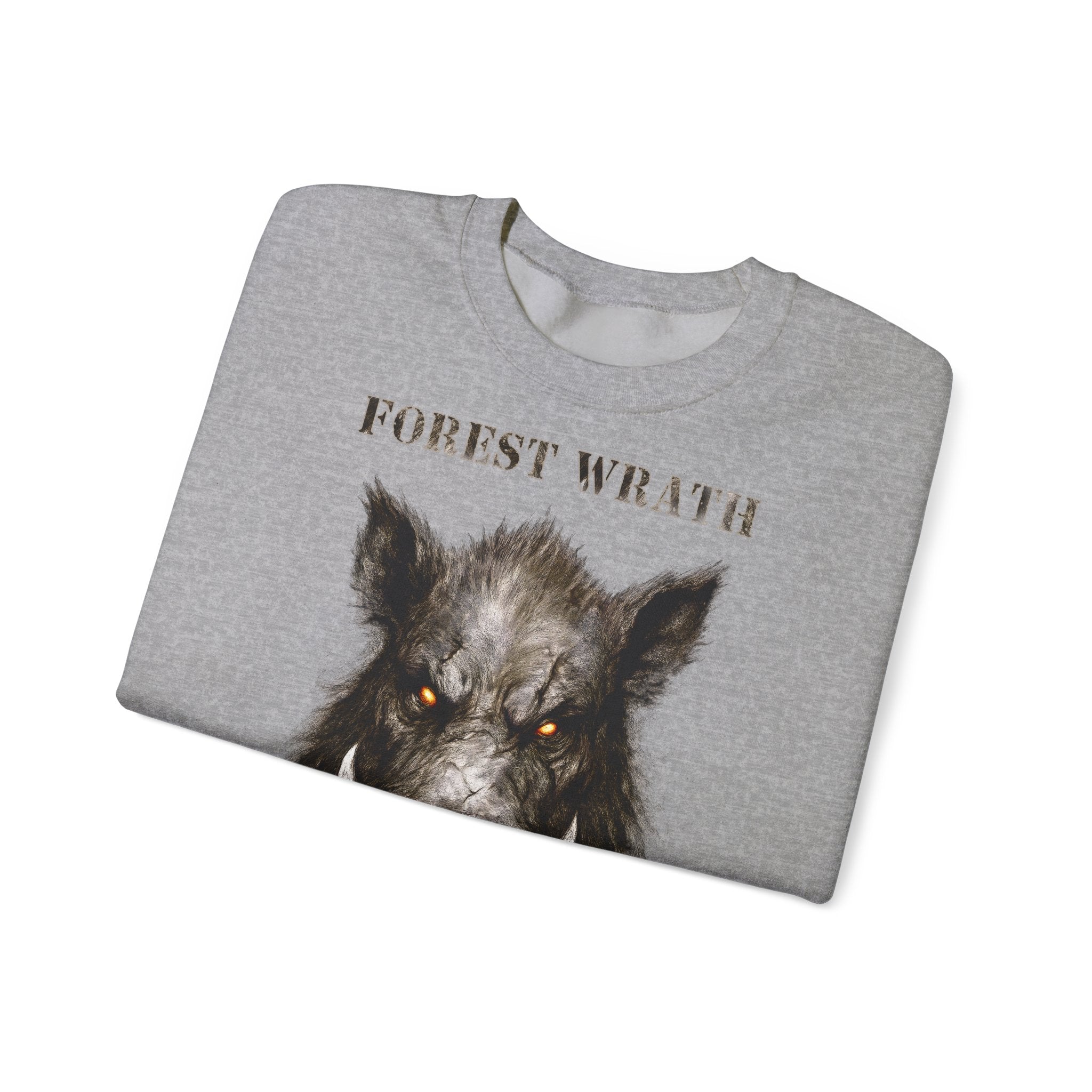 Keiler - Forest Wrath: Animals-Collection, Frontprint, Unisex Sweatshirt