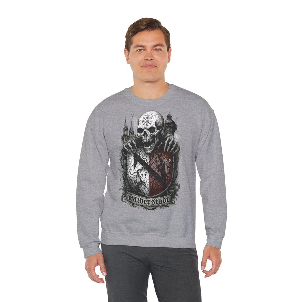 Halberstadt: Harz-Collection, Frontprint, Unisex Sweatshirt **Grimwater-Edition**