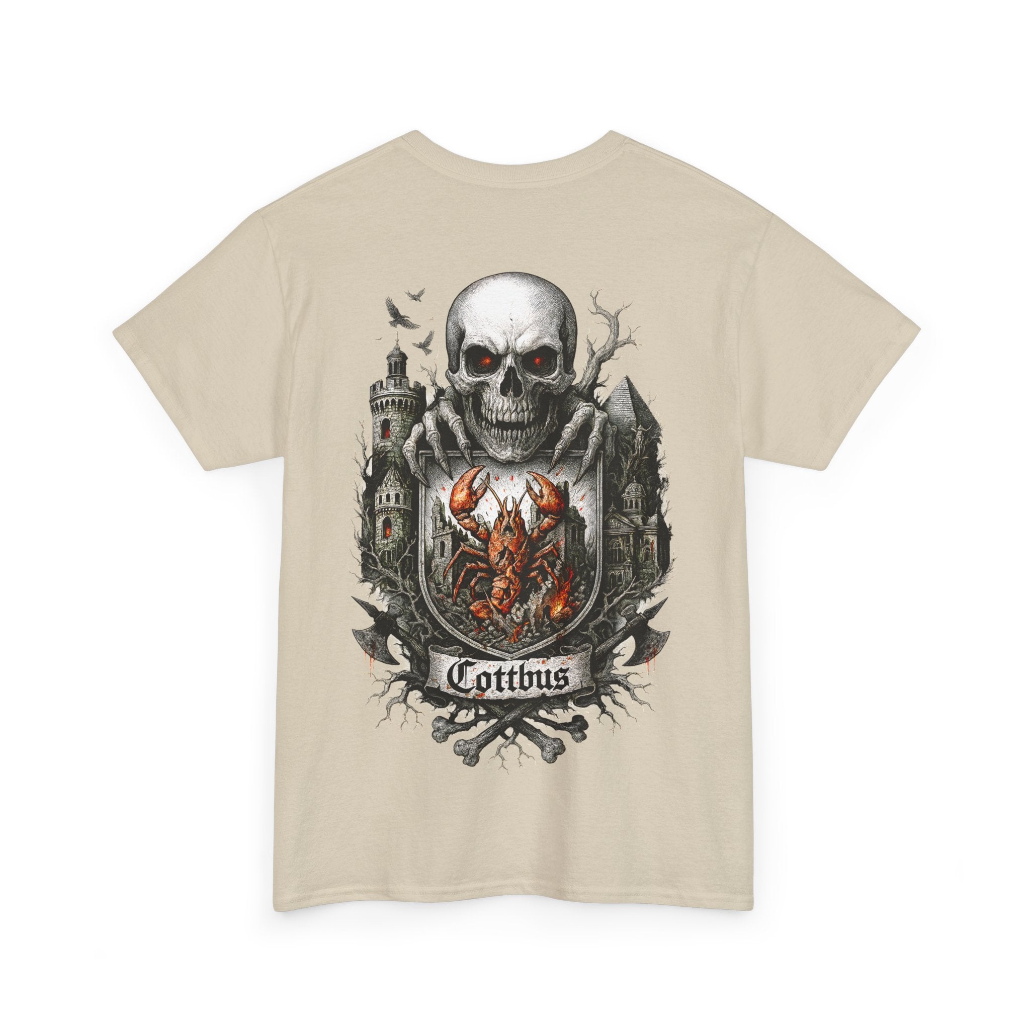 Cottbus: Front-/Backprint, Unisex T-Shirt **Grimwater-Edition**