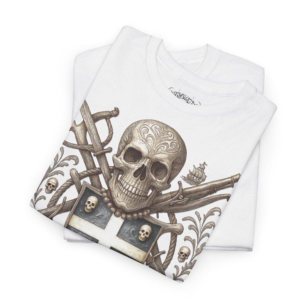 Thassos Island: Frontprint, Unisex T-Shirt **Grimwater-Edition** Pirates of Thasos Island