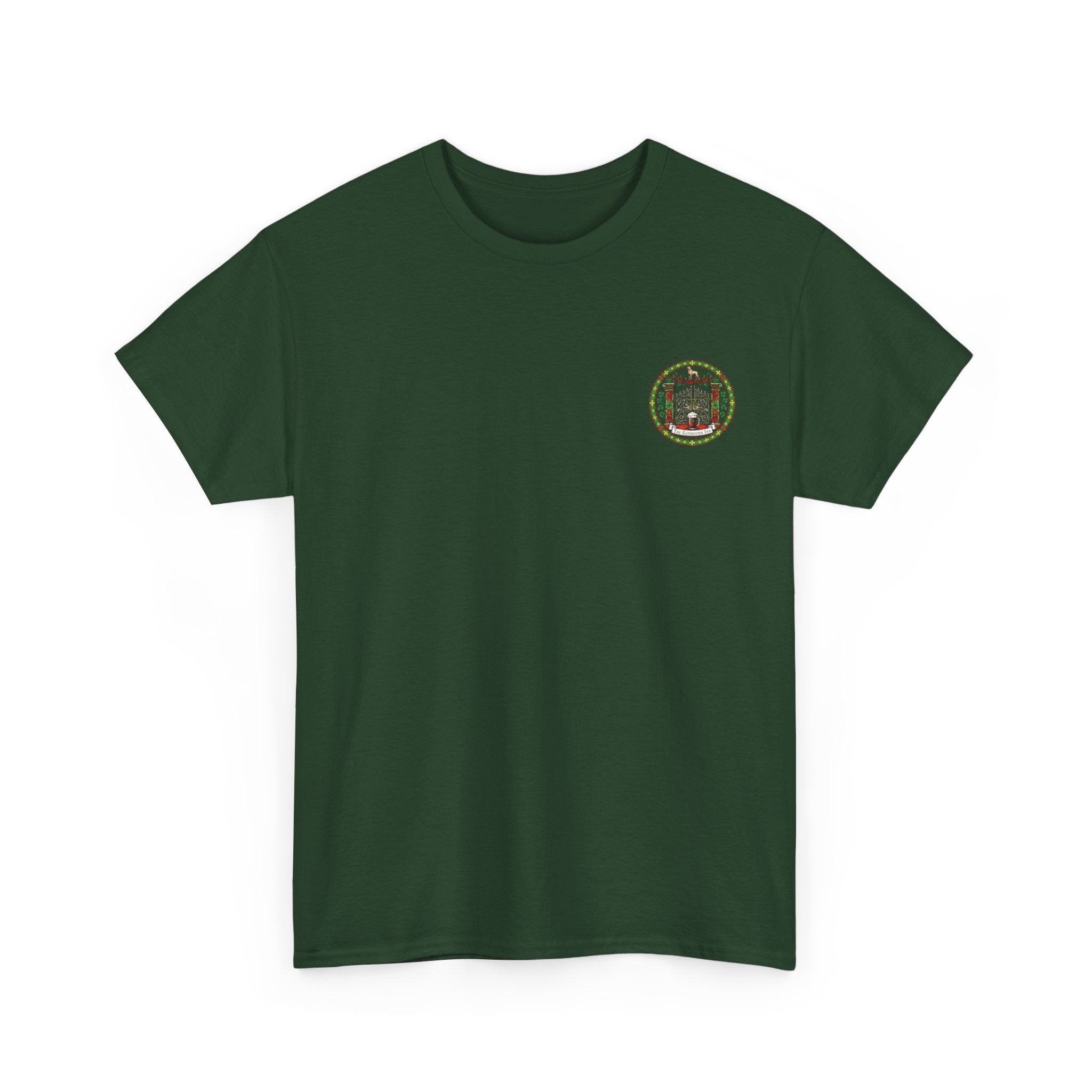 The Gatekeeper Inn, Dublin, Festive Unisex Cotton Tee with Holiday Design, Christmas Gift, Casual Wear, Comfortable Shirt, Year-Round Style, Unique Gift Idea
