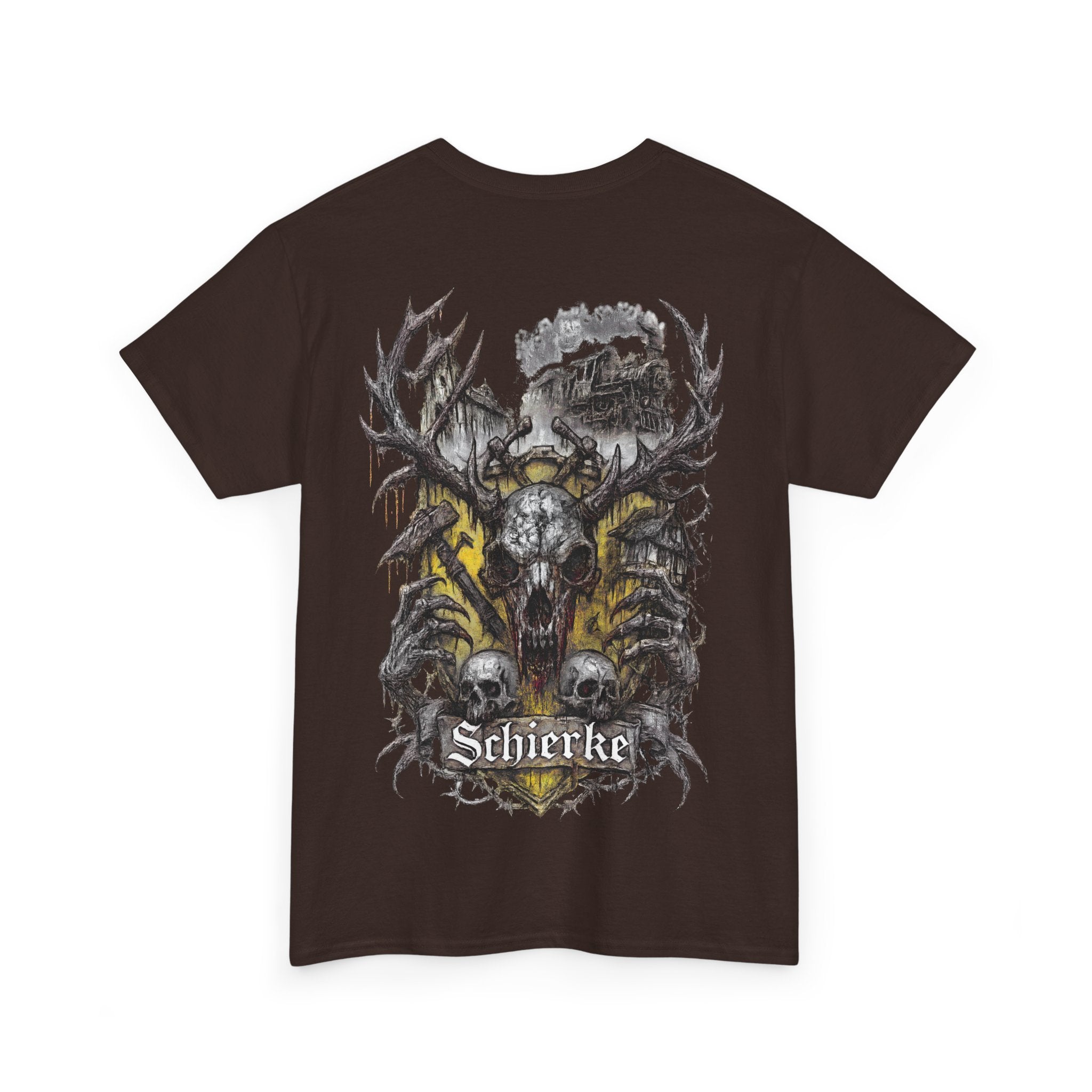 Schierke: Front-/Backprint, Unisex T-Shirt **Grimwater-Edition**