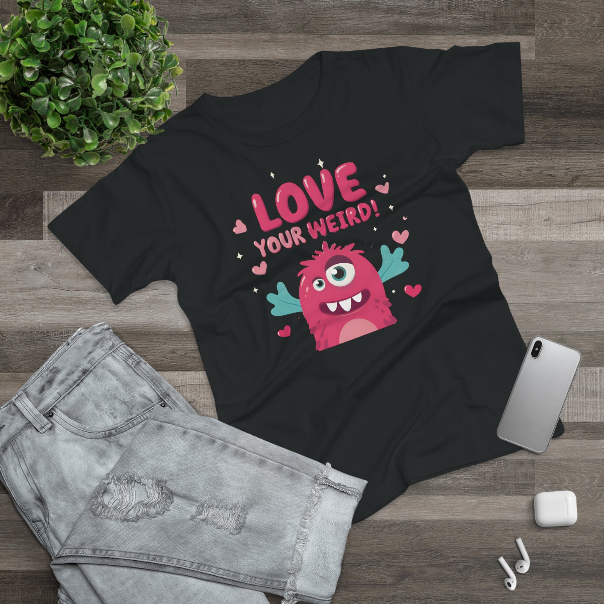 Love Your Weird, Frontprint, Womens' T-Shirt