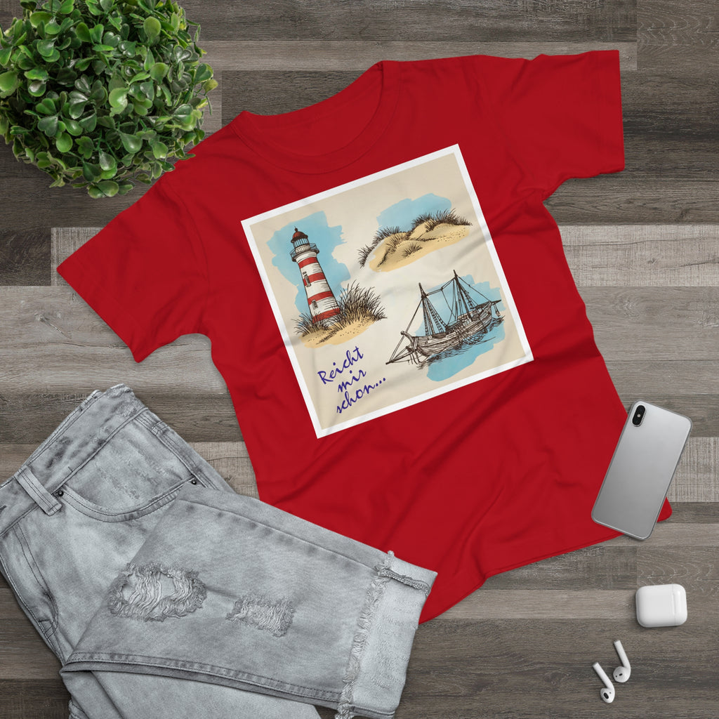 Lighthouse Bliss. Frontprint, Women's T-Shirt, Nautical Tee, Summer Fashion, Beach Vibe, Gift for Ocean Lovers