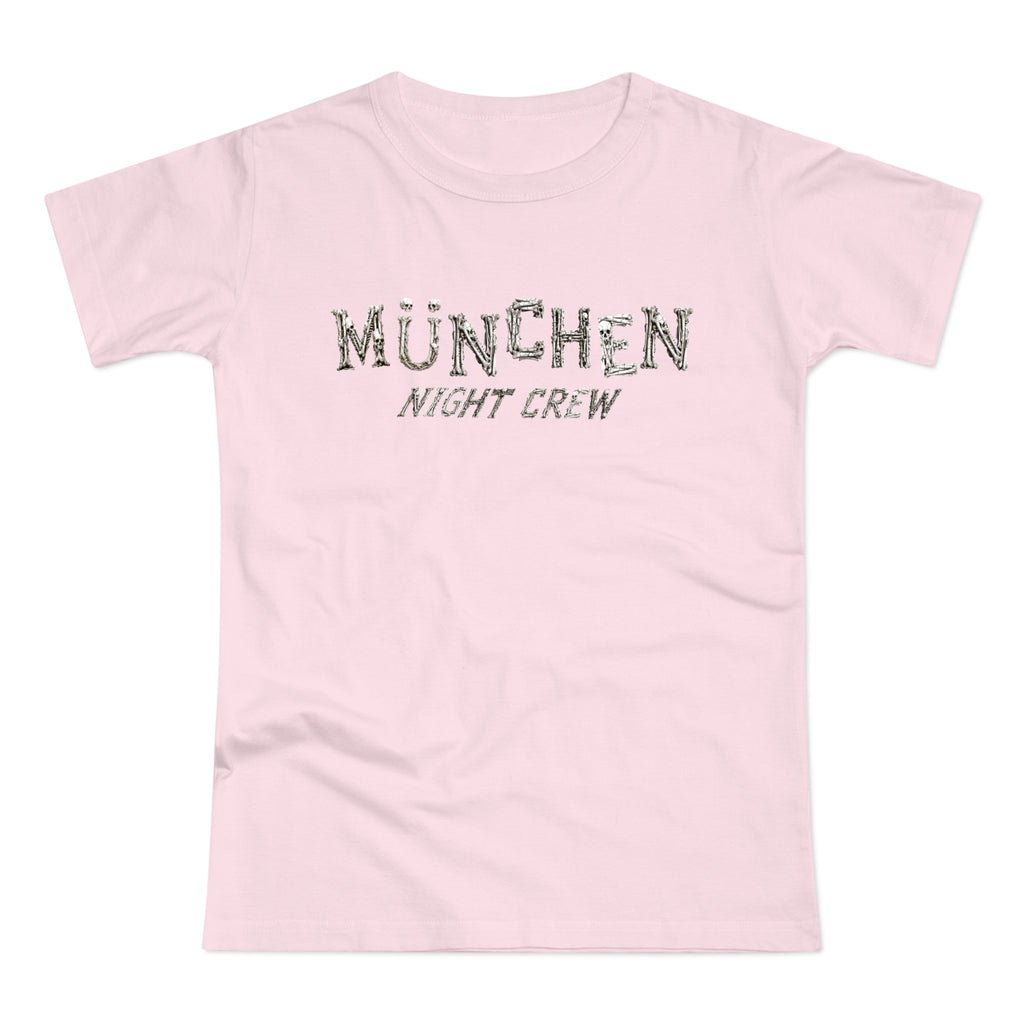München Night Crew: Front-/Backprint, Womens' T-Shirt **Grimwater-Edition**