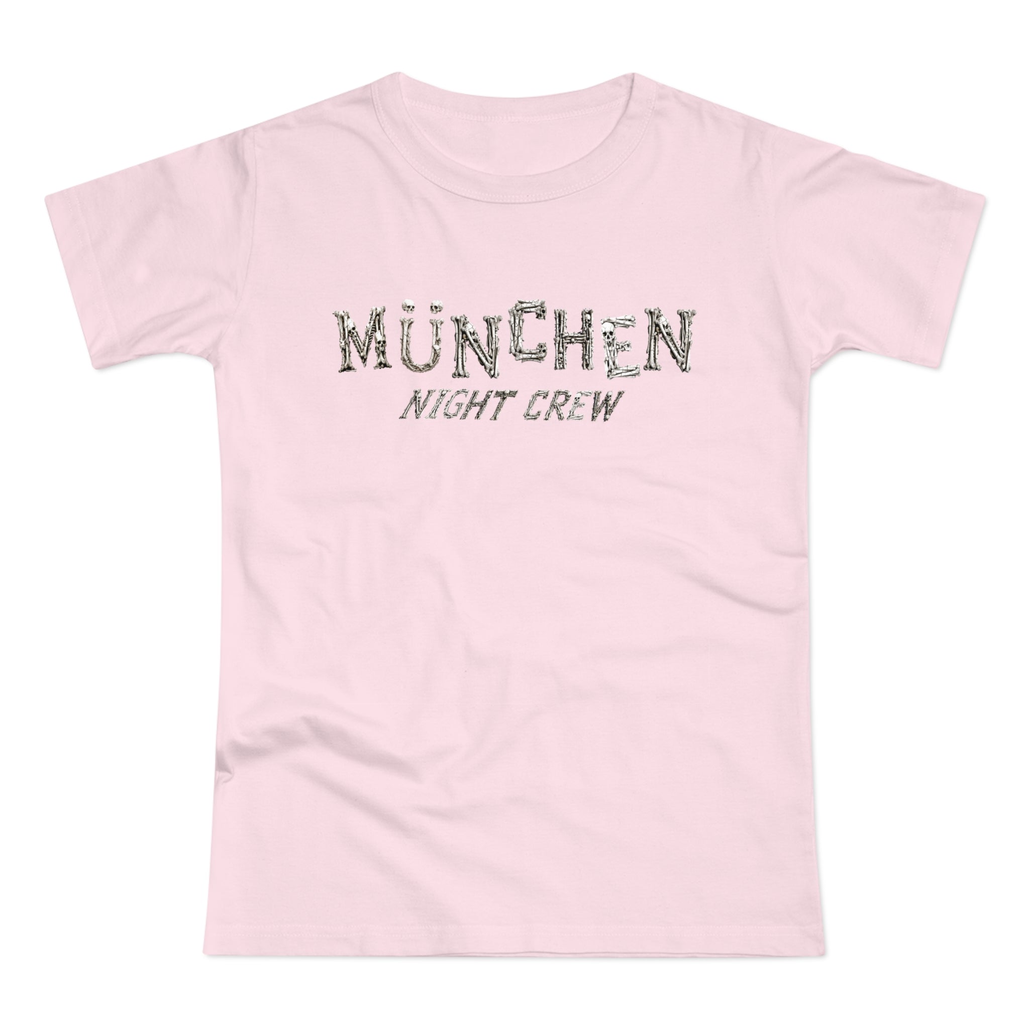 München Night Crew: Front-/Backprint, Womens' T-Shirt **Grimwater-Edition**