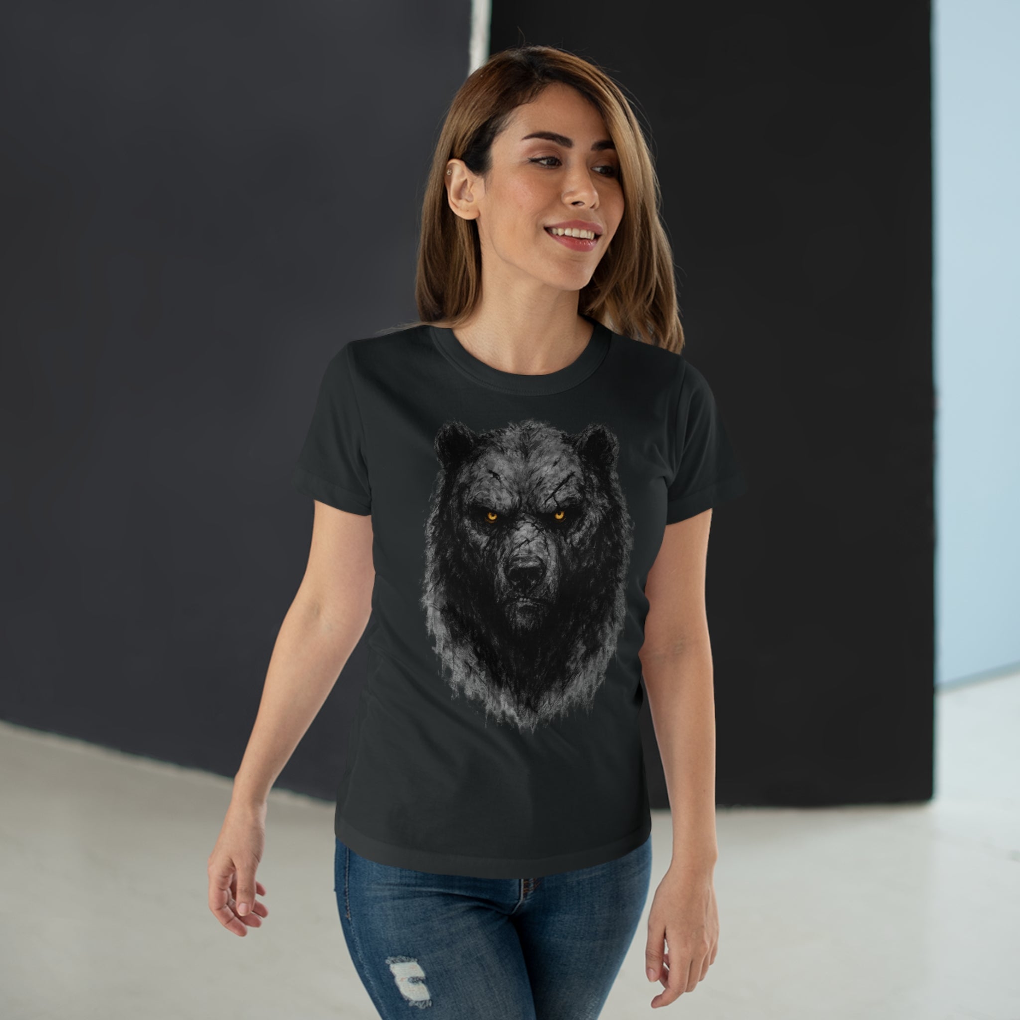 Bär: Frontprint, Women's T-Shirt - Animal-Collection