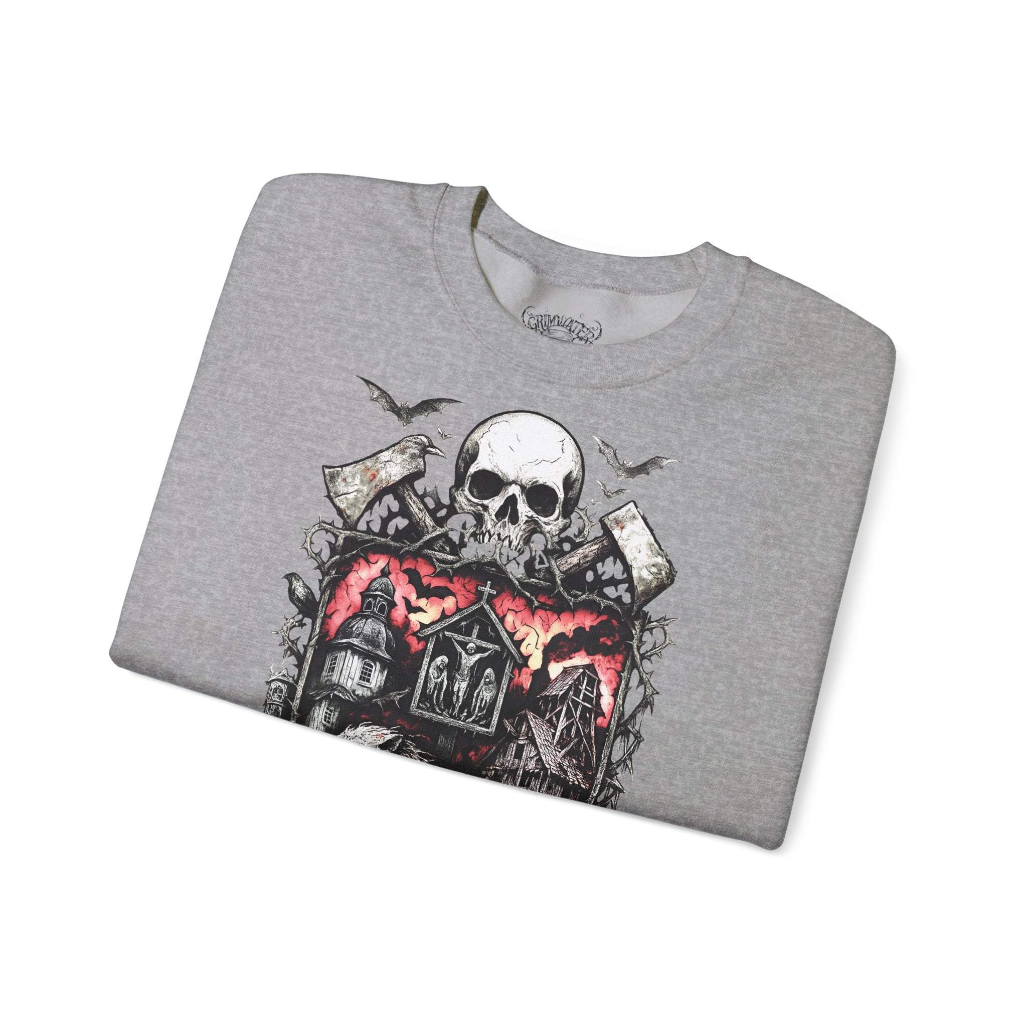 Clausthal-Zellerfeld: Harz-Collection, Frontprint, Unisex Sweatshirt **Grimwater-Edition**