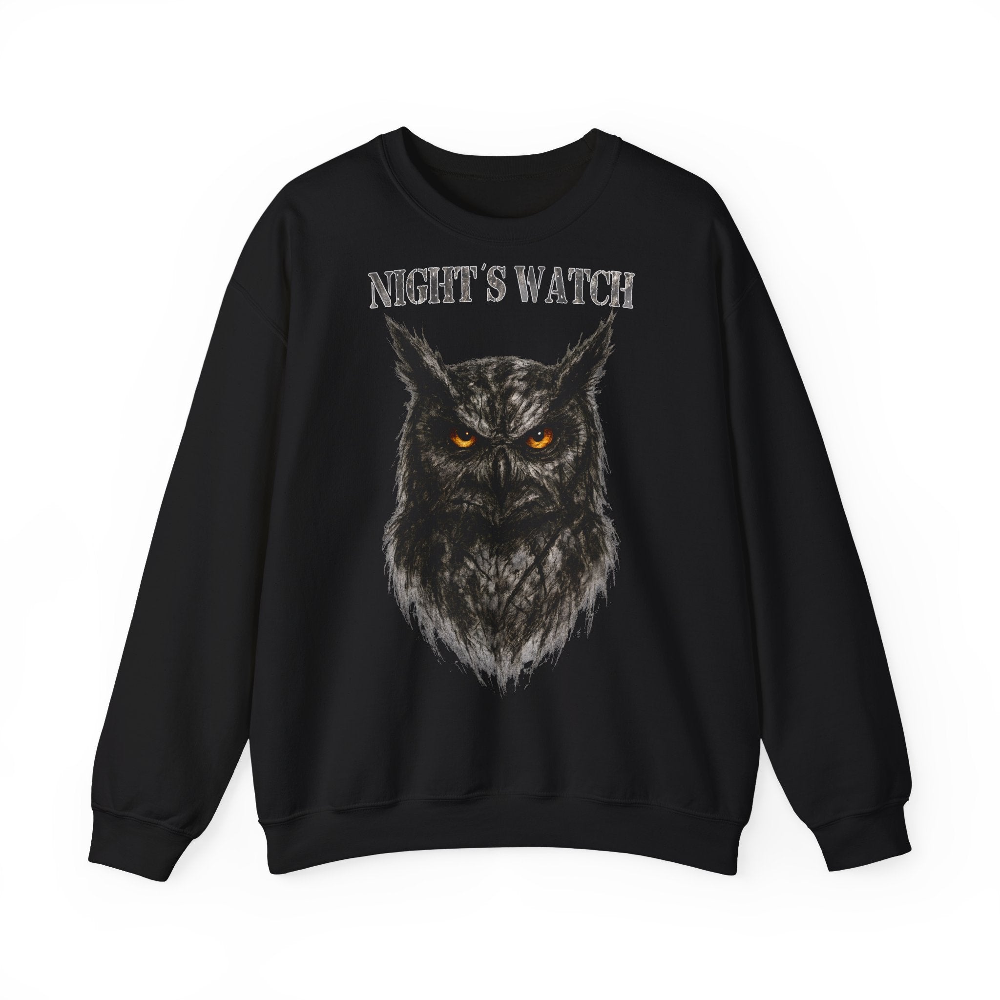 Uhu - Night's Watch: Animals-Collection, Frontprint, Unisex Sweatshirt