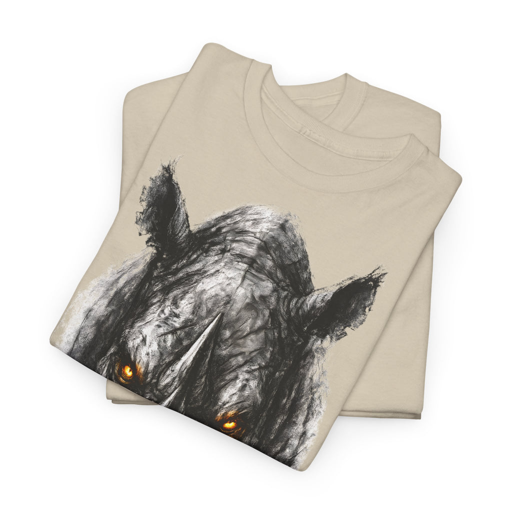 Nashorn: Frontprint, Unisex T-Shirt - Animal-Collection