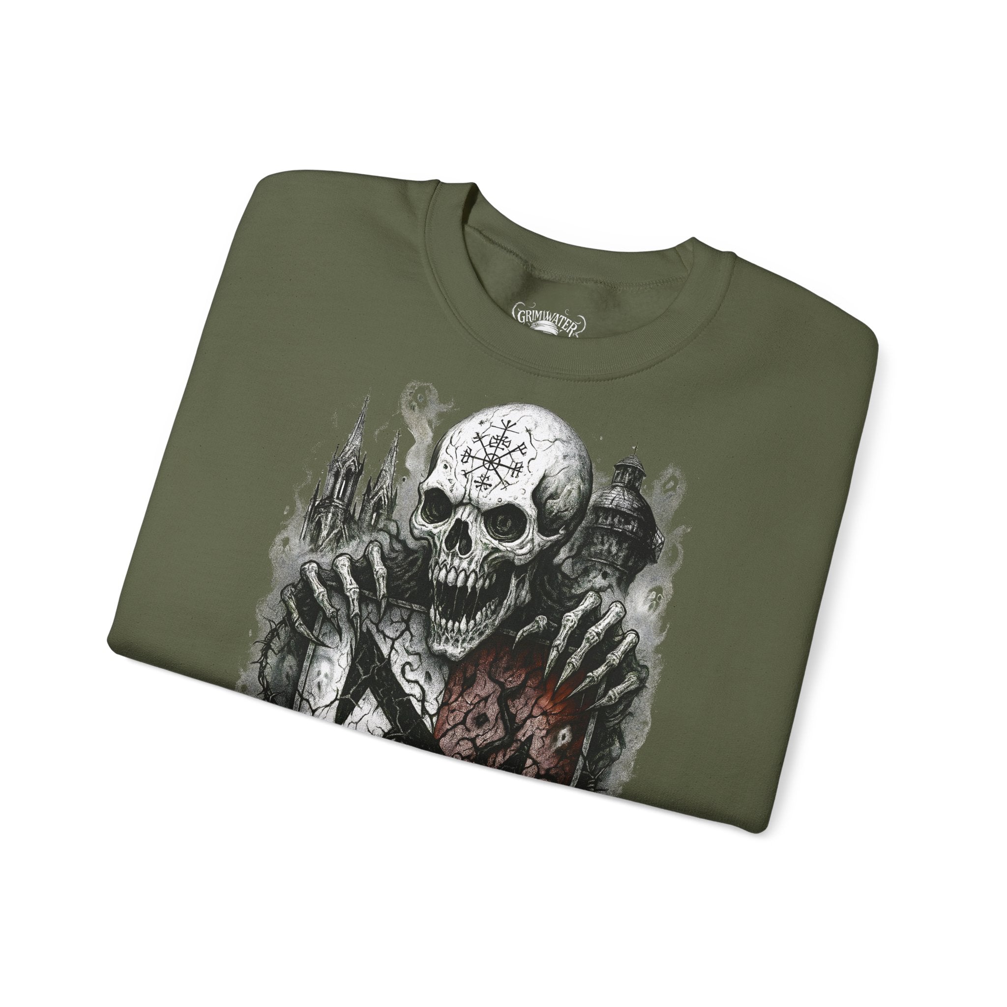 Halberstadt: Harz-Collection, Frontprint, Unisex Sweatshirt **Grimwater-Edition**