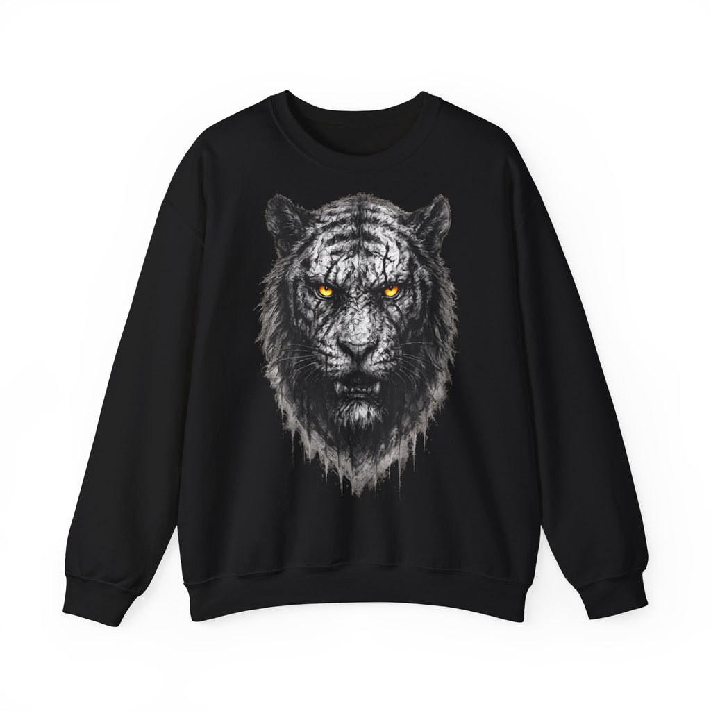 Tiger: Animals-Collection, Frontprint, Unisex Sweatshirt, Bold Tiger