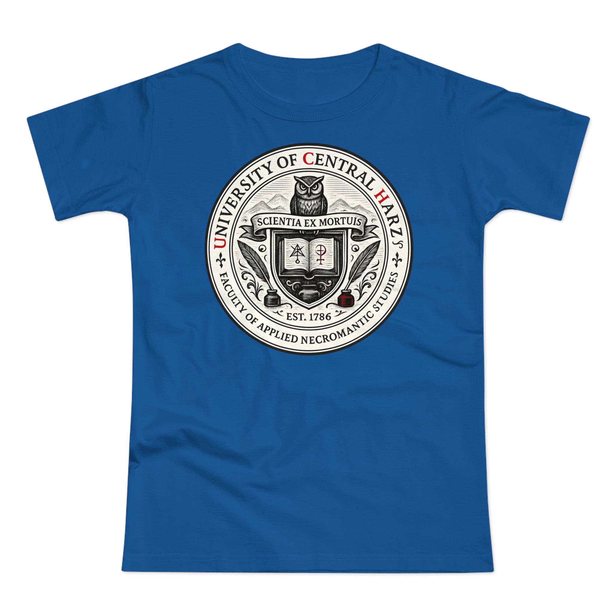 University of Central Hartz: Frontprint, Womens' T-Shirt **Grimwater-Edition**