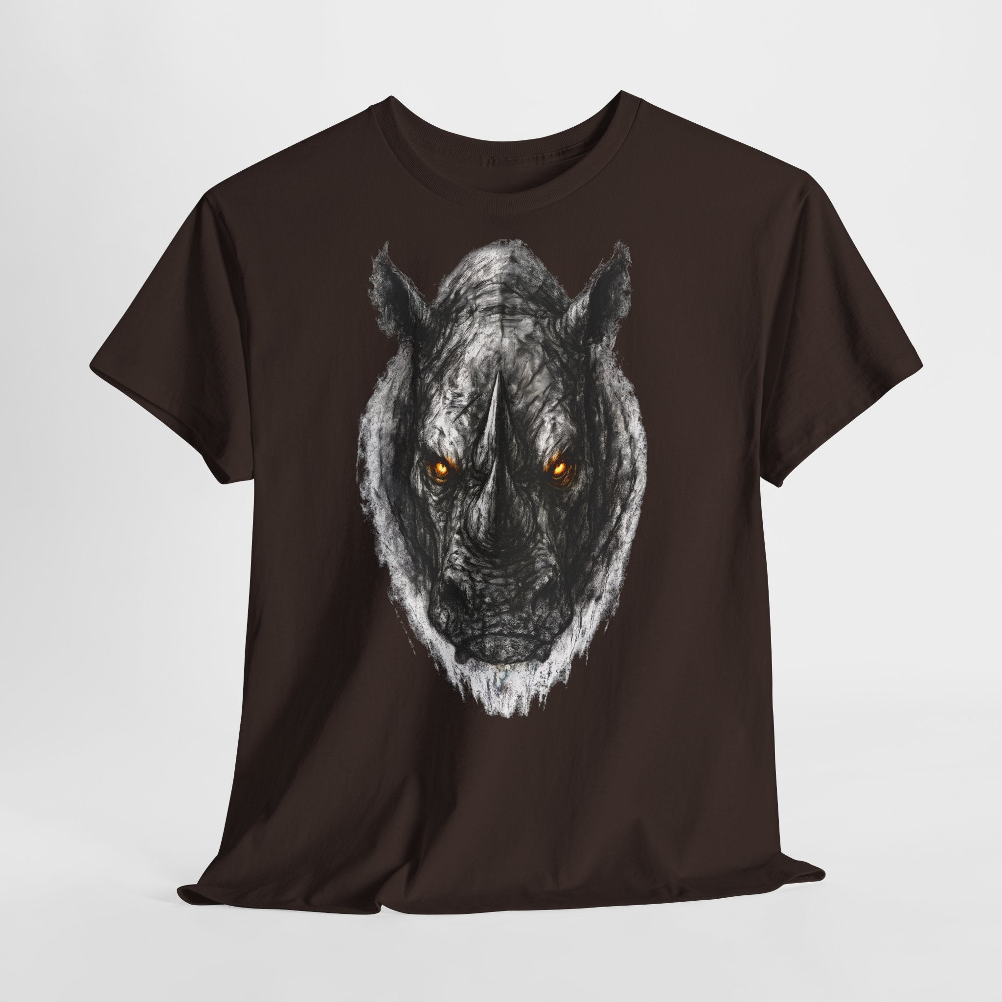 Nashorn: Frontprint, Unisex T-Shirt - Animal-Collection