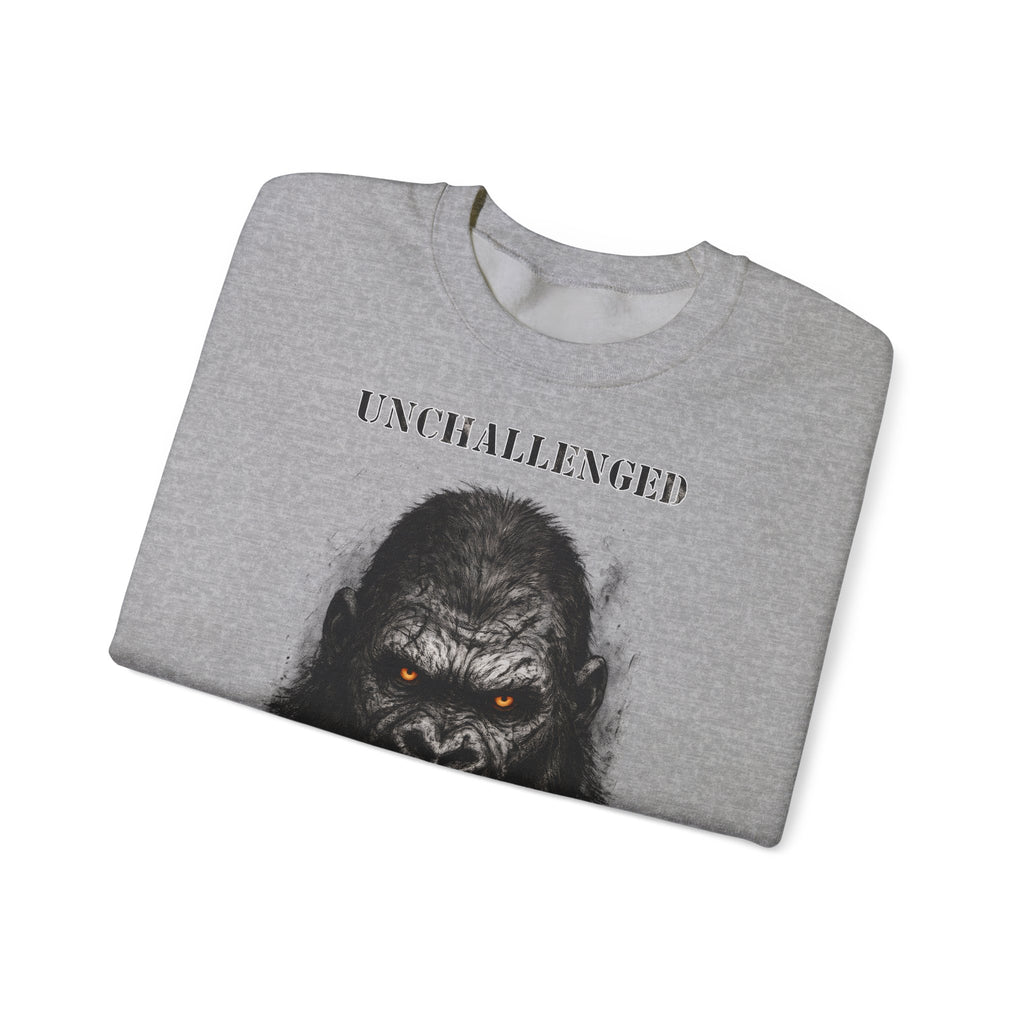 Gorilla - Unchallenged: Animals-Collection, Frontprint, Unisex Sweatshirt