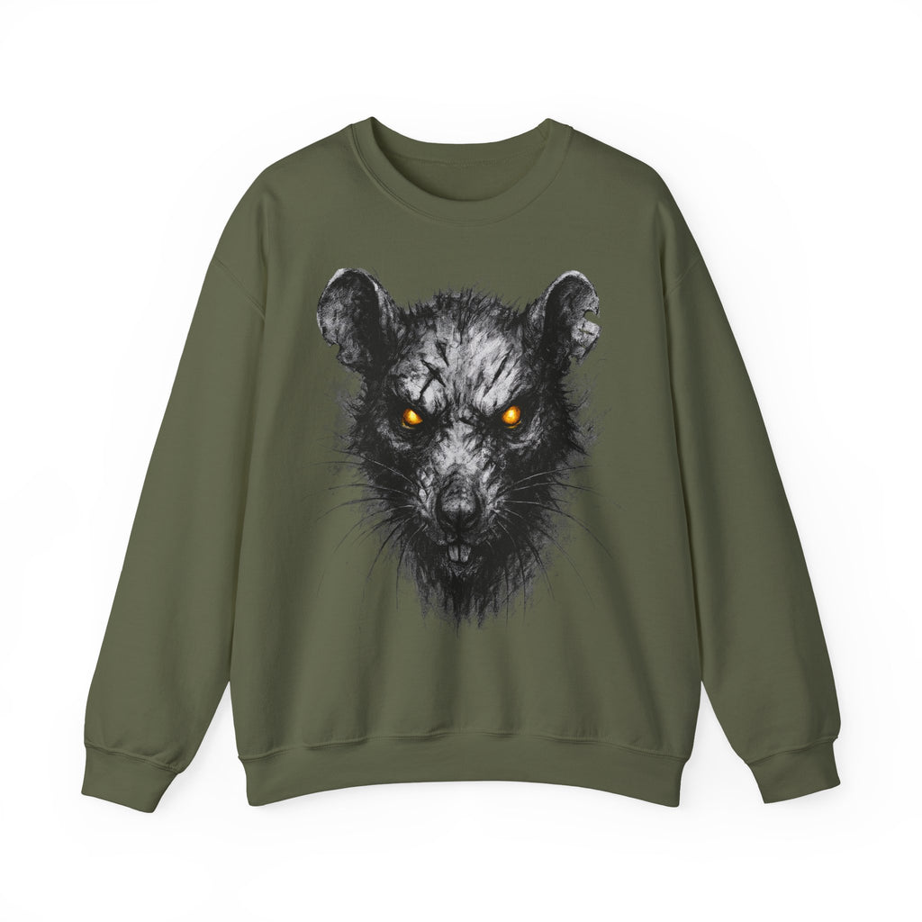 Ratte: Animals-Collection, Frontprint, Unisex Sweatshirt, Rat - Street King