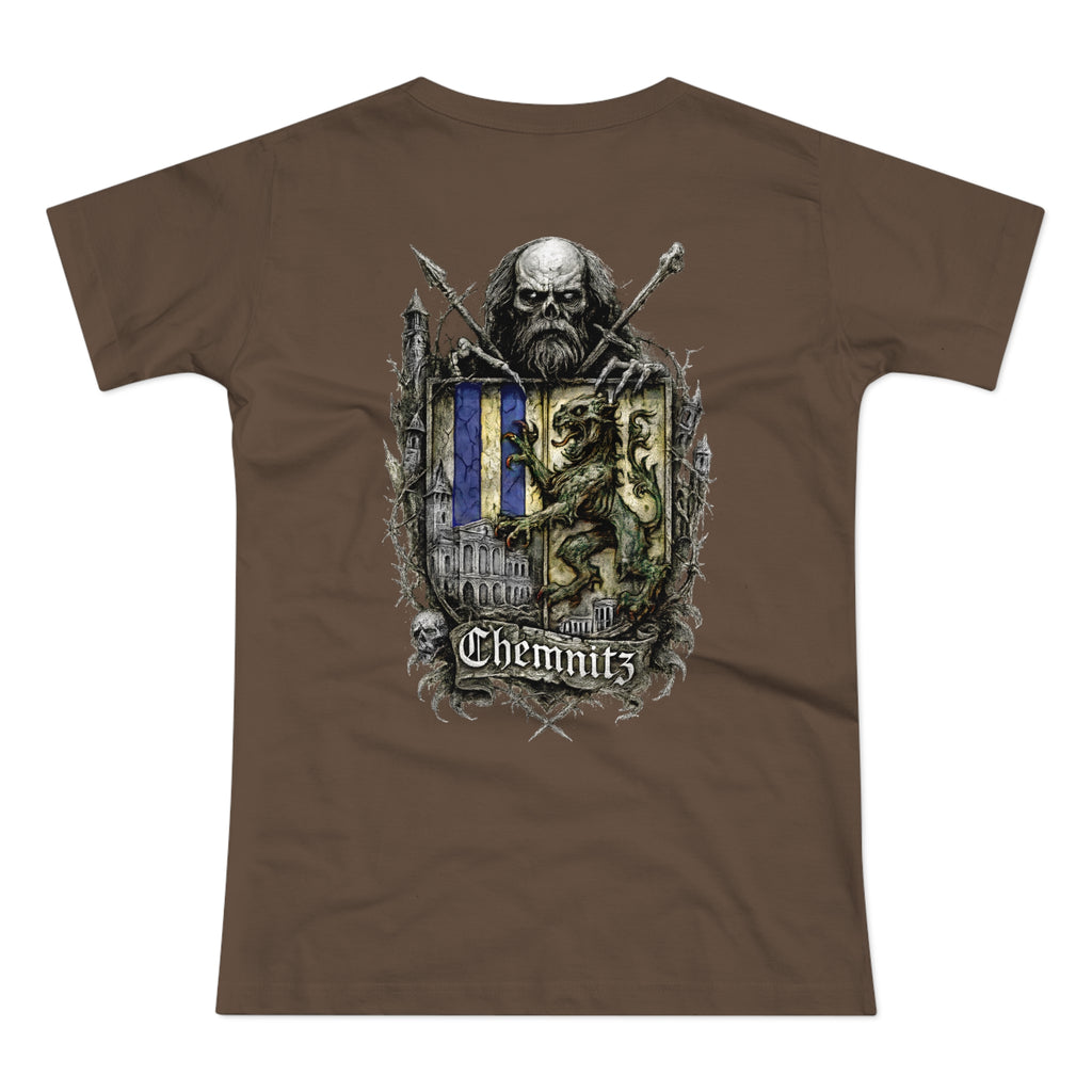 Chemnitz: Front-/Backprint, Womens' T-Shirt **Grimwater-Edition**