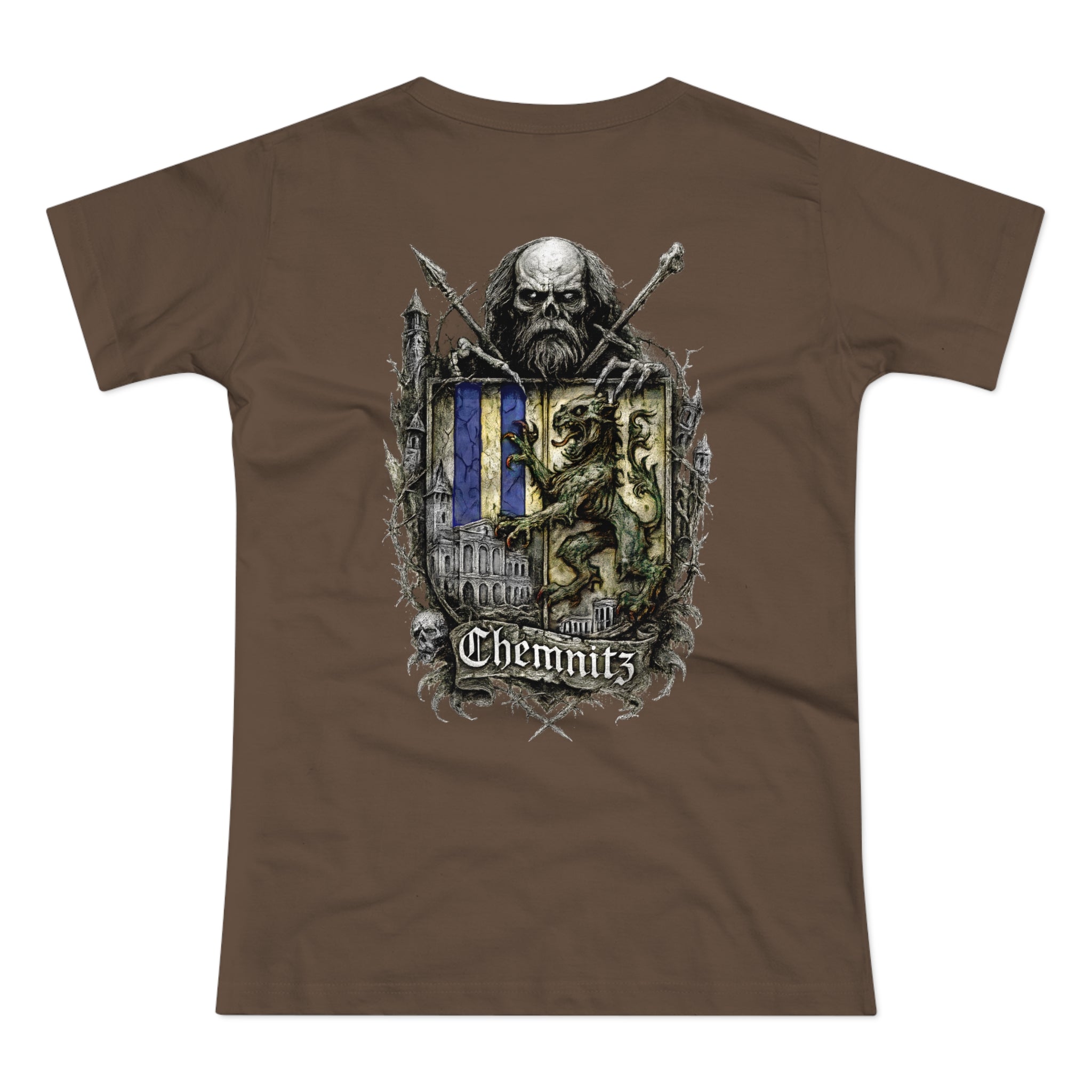 Chemnitz: Front-/Backprint, Womens' T-Shirt **Grimwater-Edition**