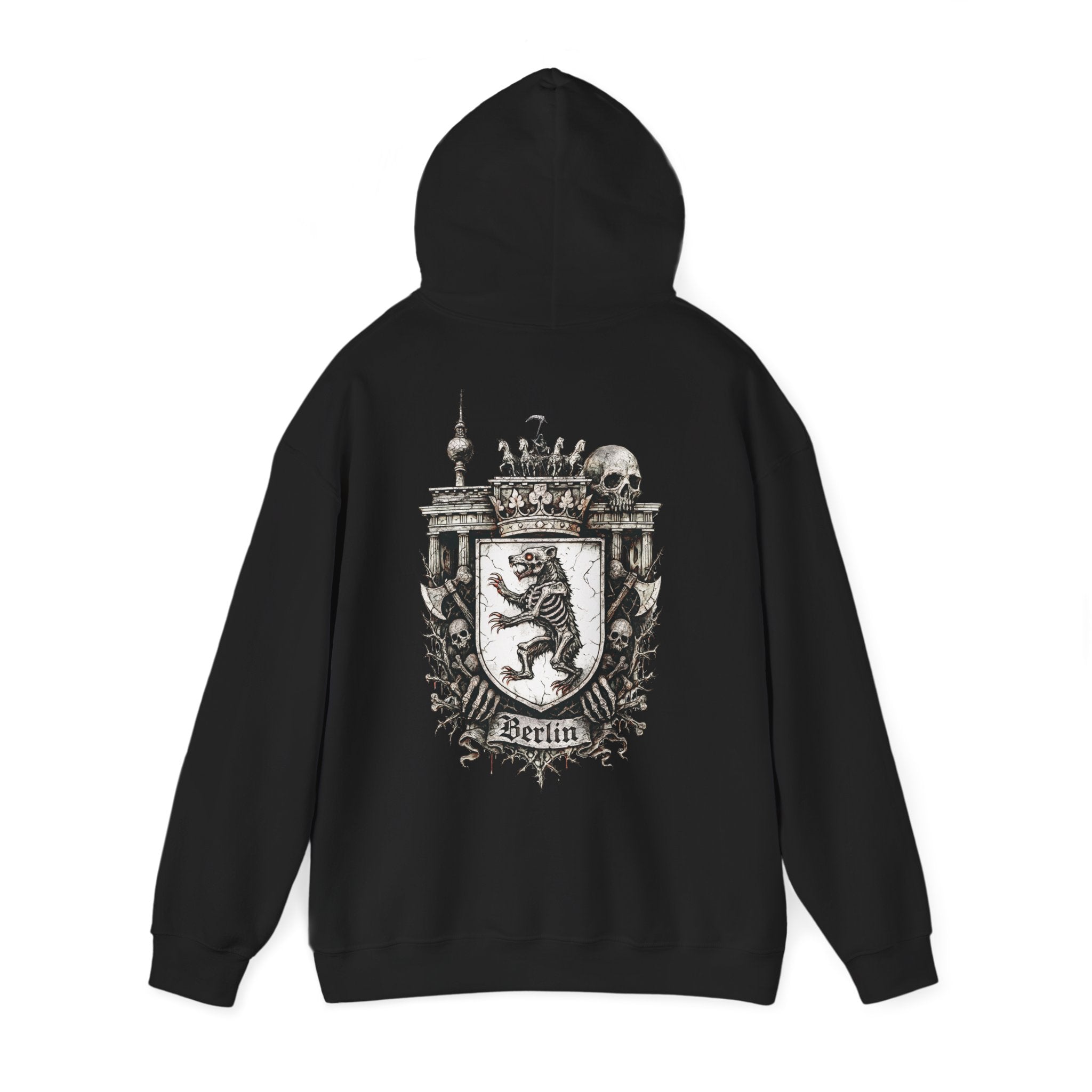 Berlin Front-/Backprint Unisex Hoodie **Grimwater-Edition**