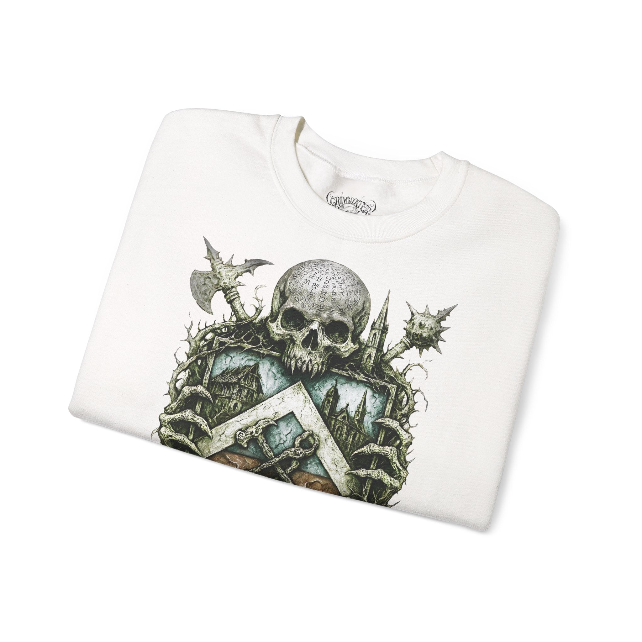 Heiligenhaus: Heljens, Frontprint, Unisex Sweatshirt **Grimwater-Edition**