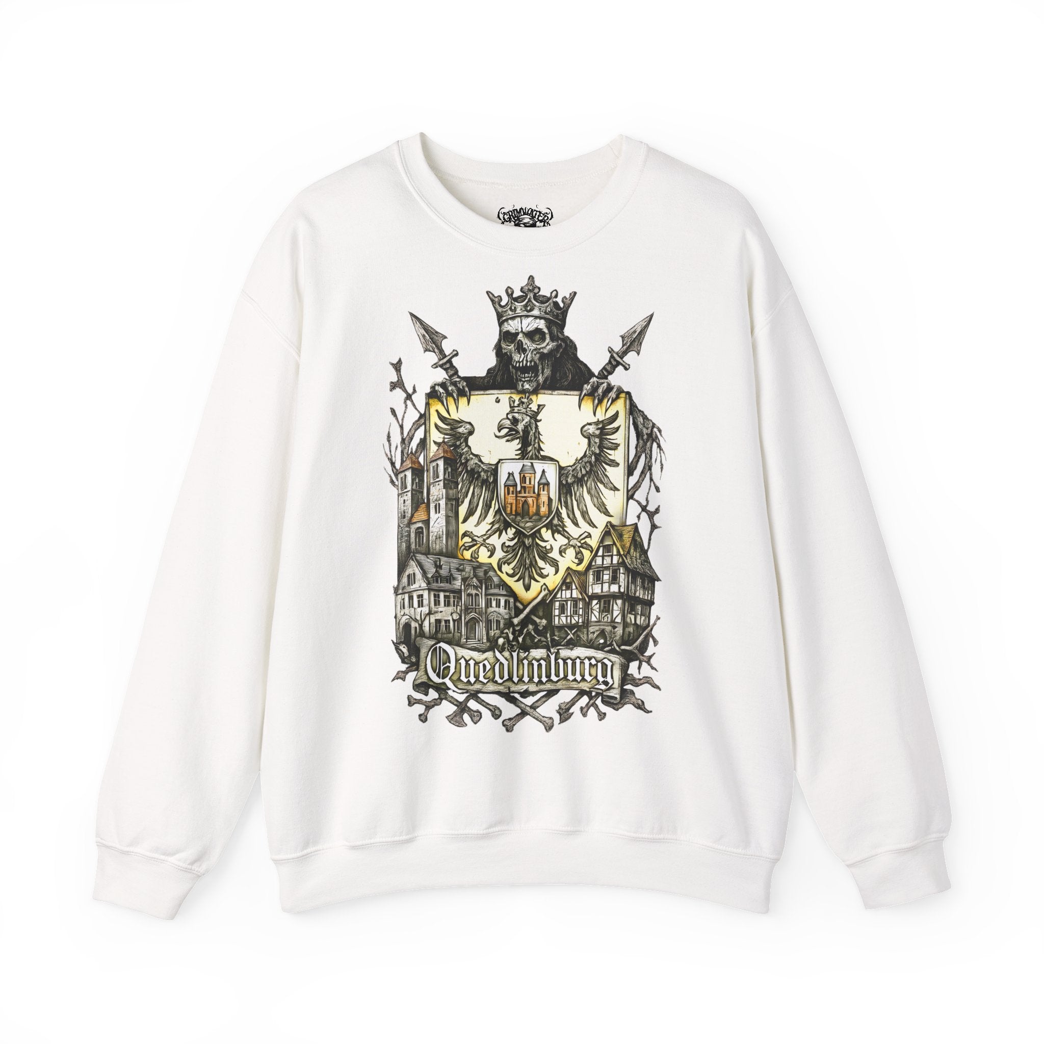 Quedlinburg: Frontprint, Unisex Sweatshirt **Grimwater-Edition**