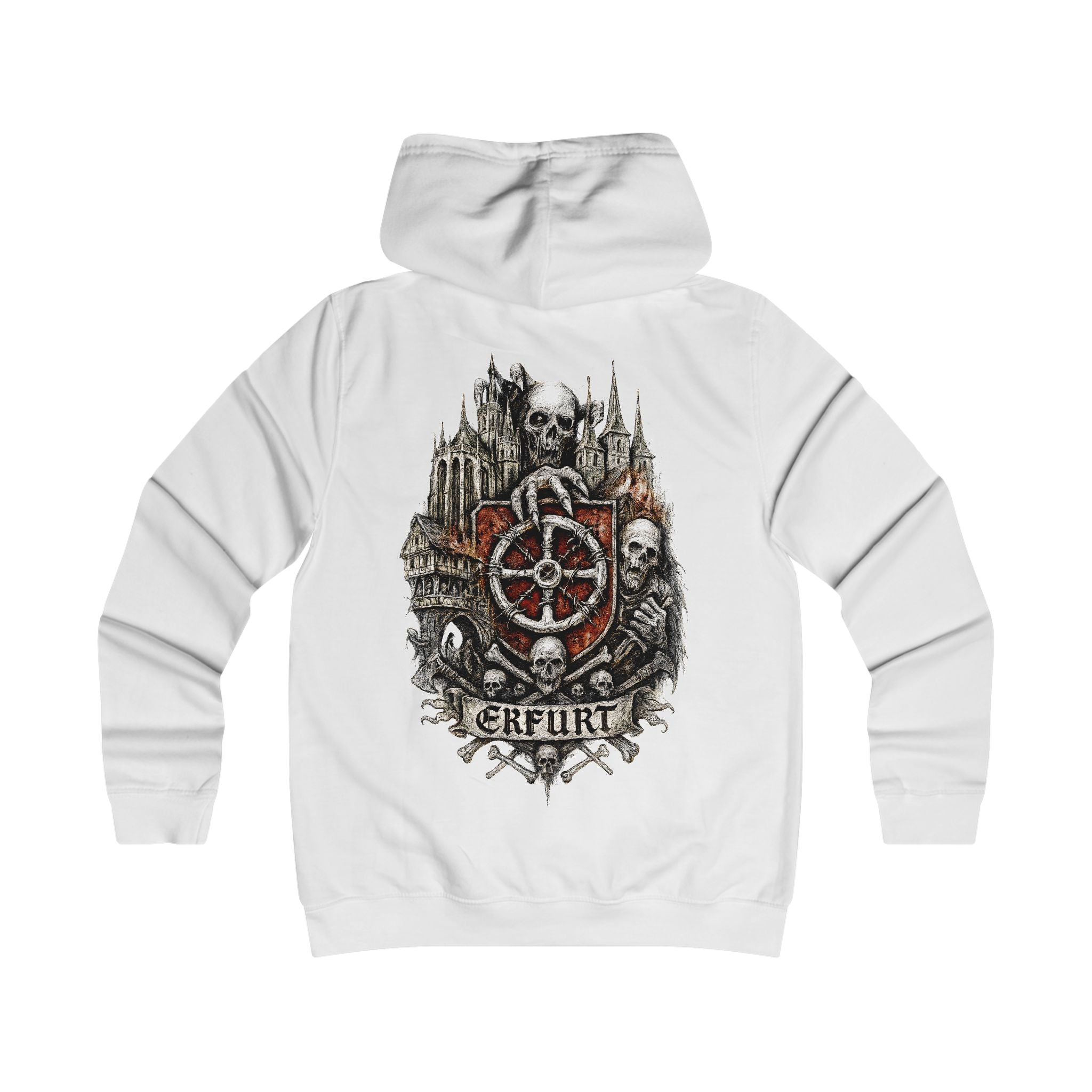 Erfurt: Front-/Backprint, Womens' Hoodie **Grimwater-Edition**
