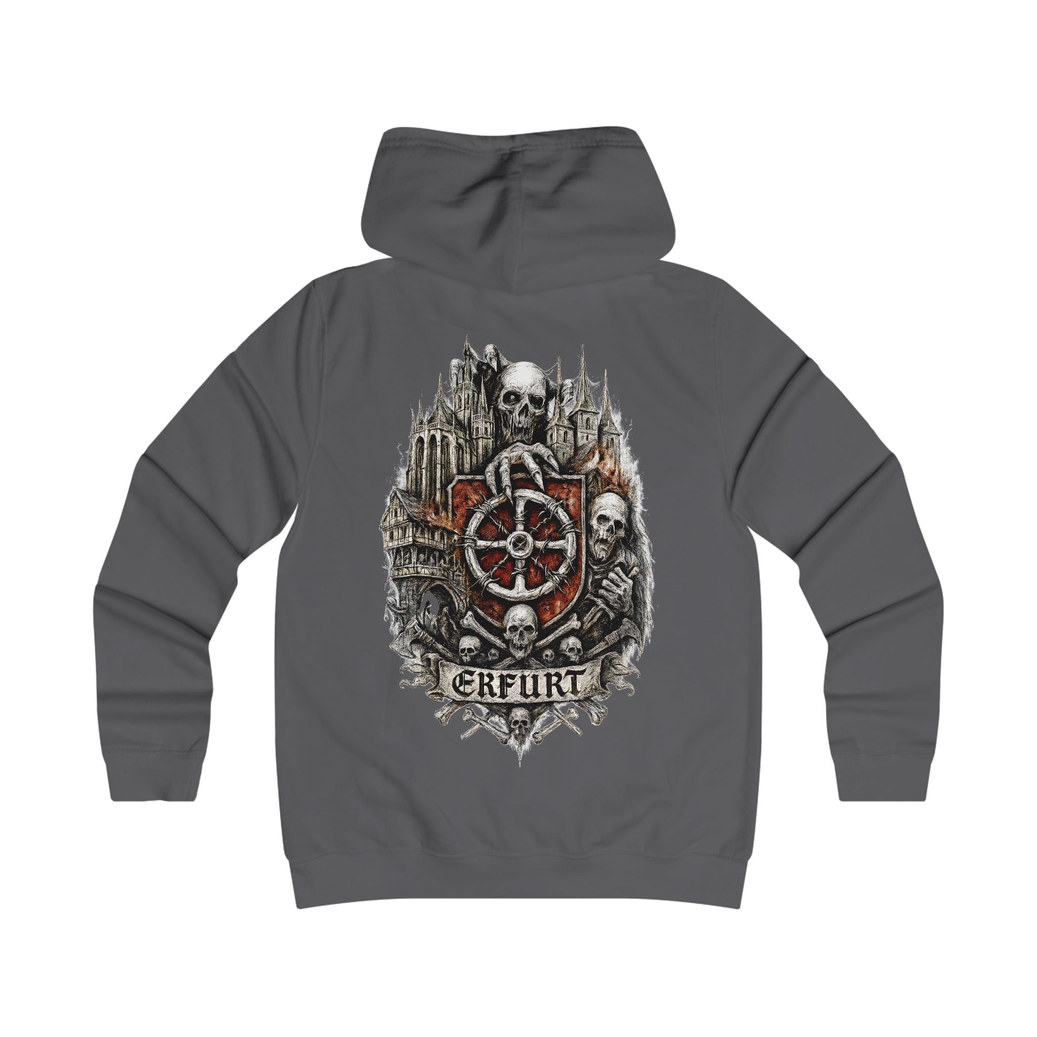Erfurt: Front-/Backprint, Womens' Hoodie **Grimwater-Edition**